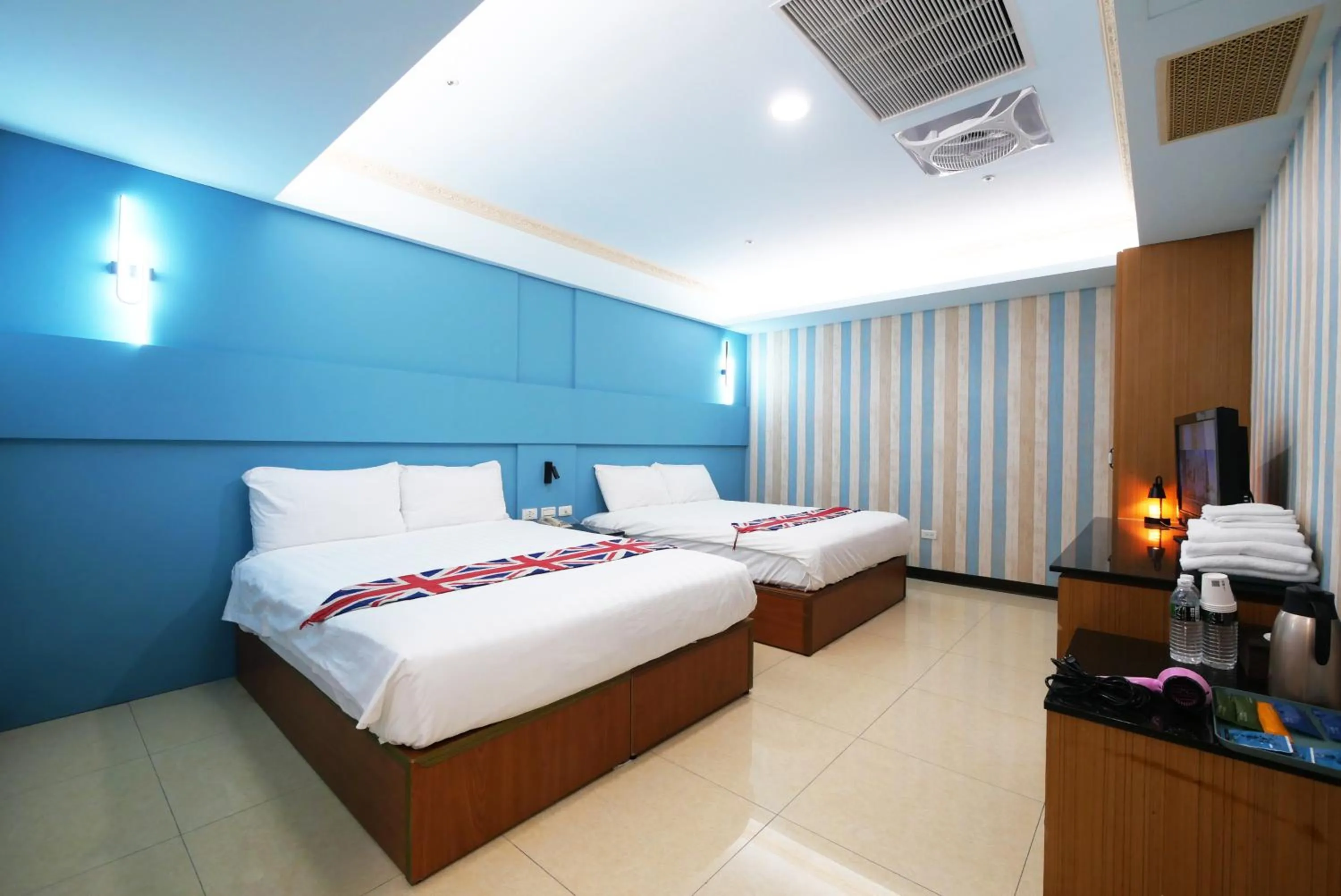 Bed in I Hi Loveriver Hotel