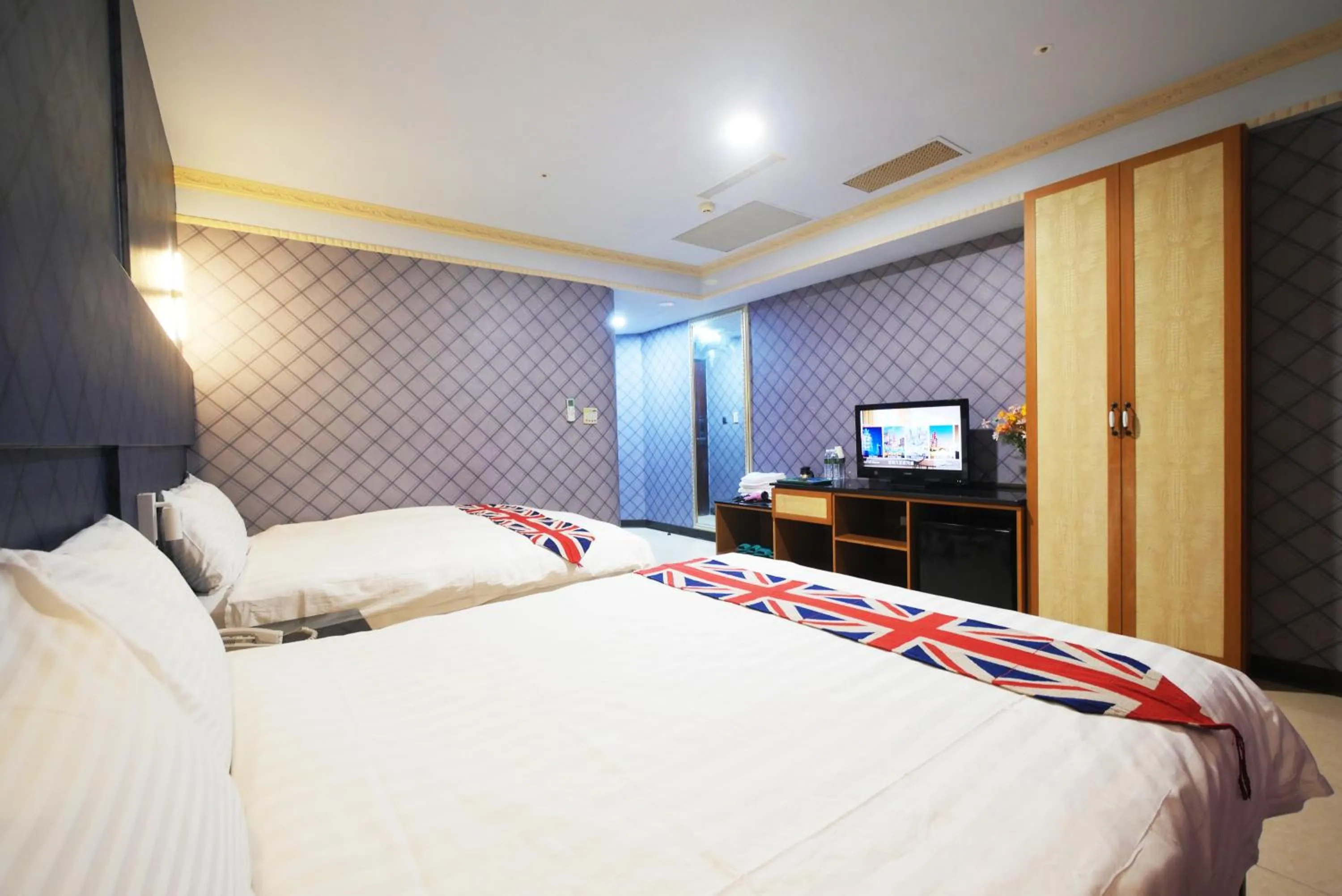 Bed in I Hi Loveriver Hotel