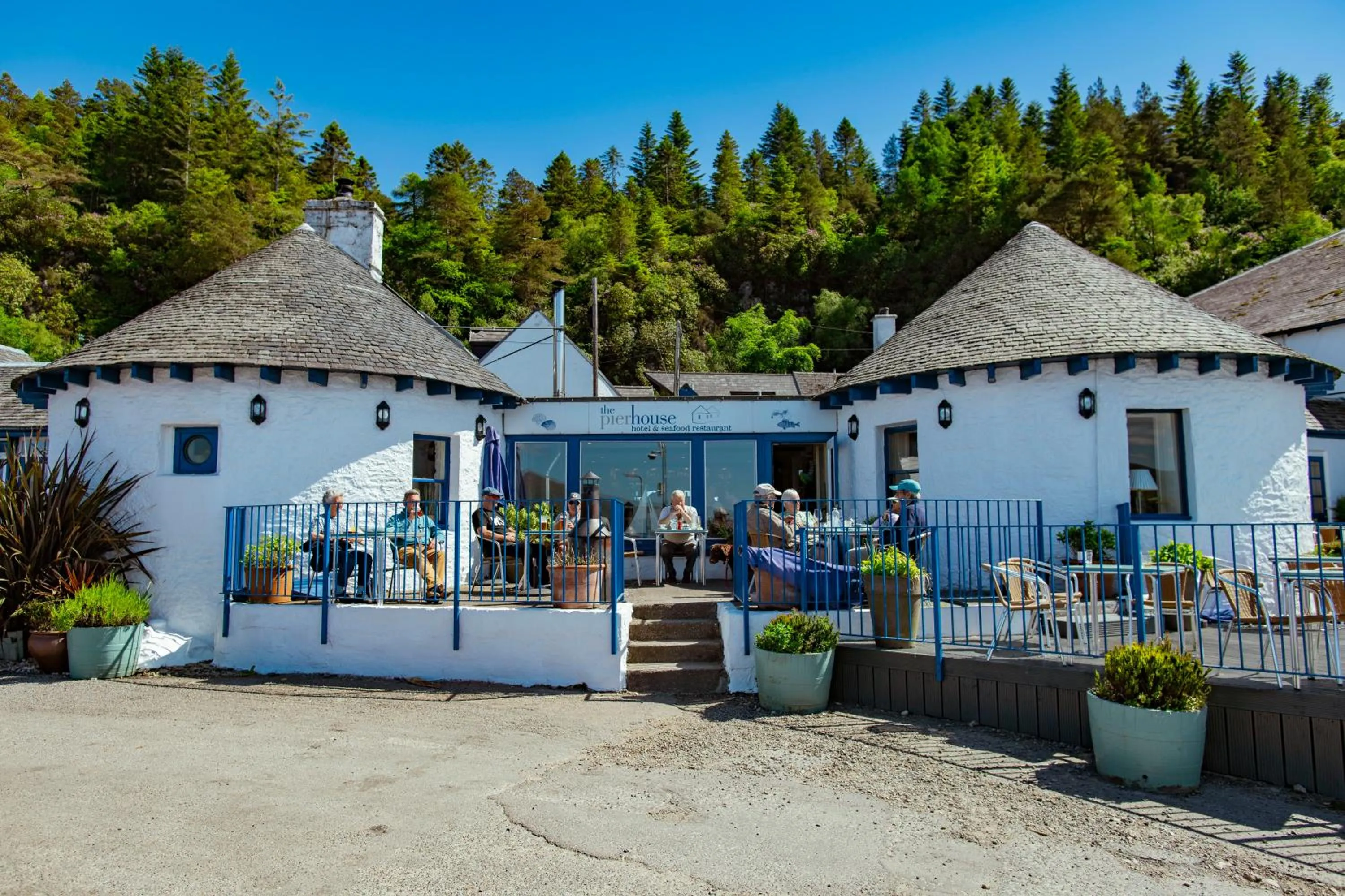Property building in The Pierhouse Hotel