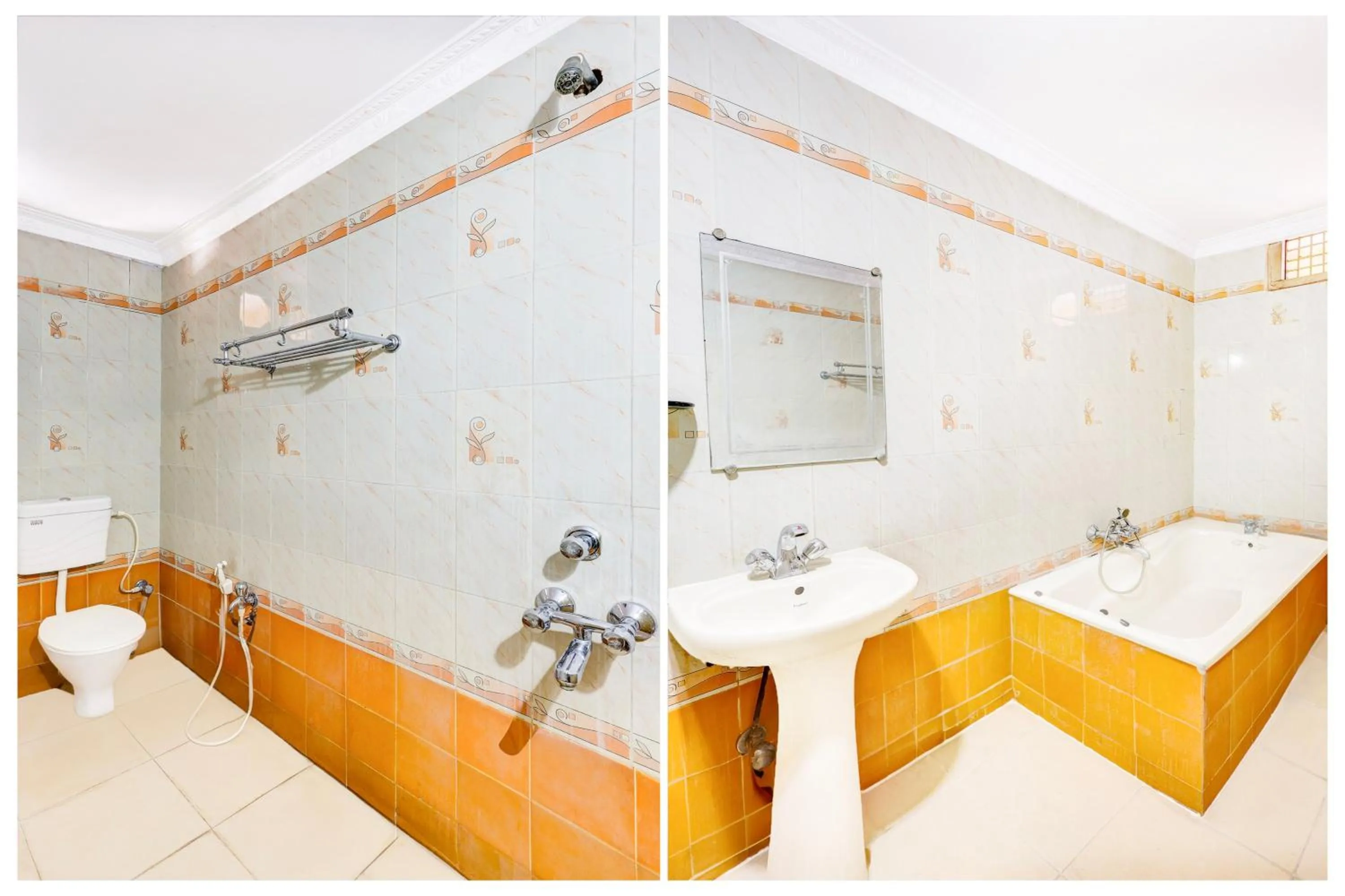 Bathroom, Bed in Super Hotel O Rayagada Downtown