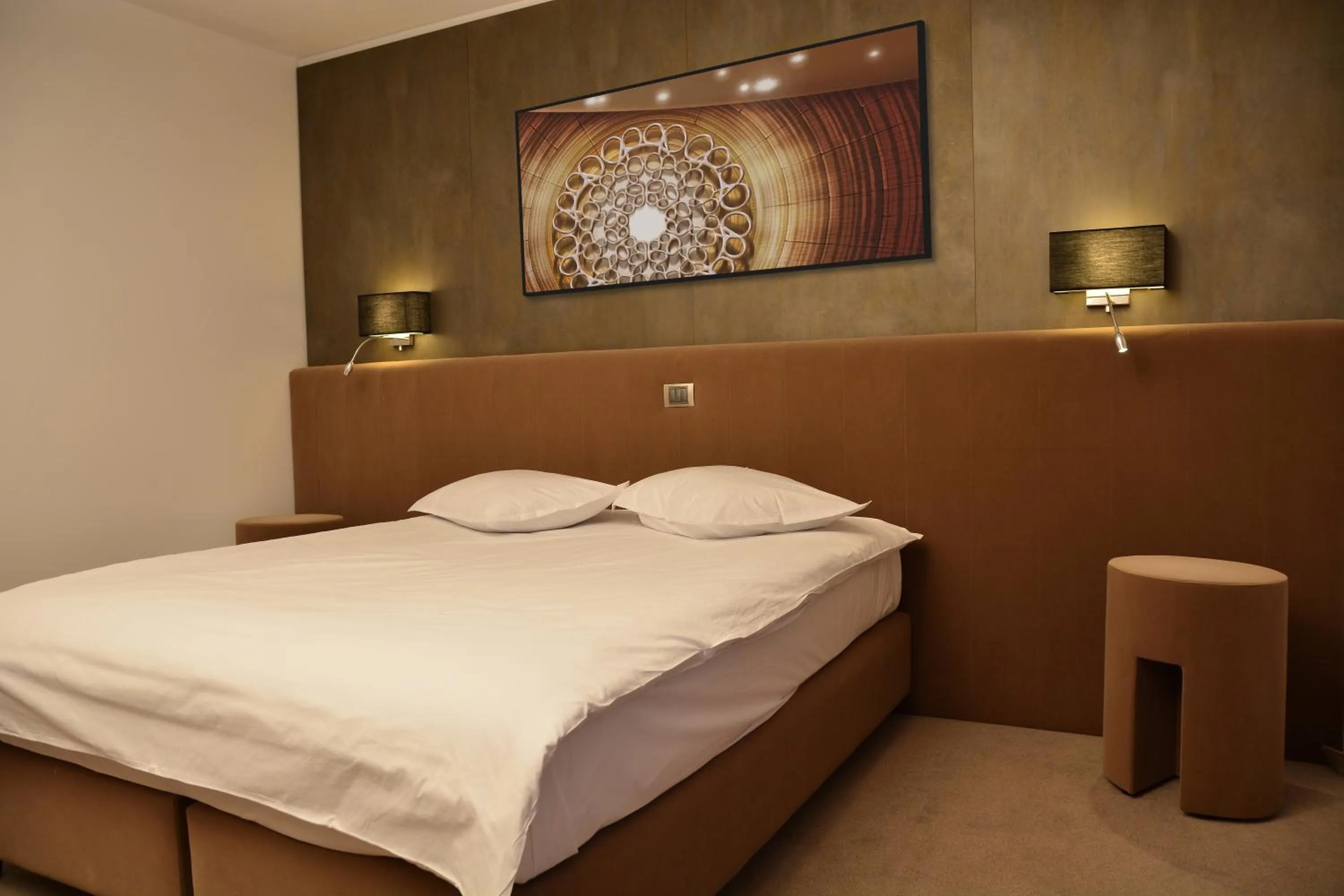 Decorative detail, Bed in Hotel Lux Divina