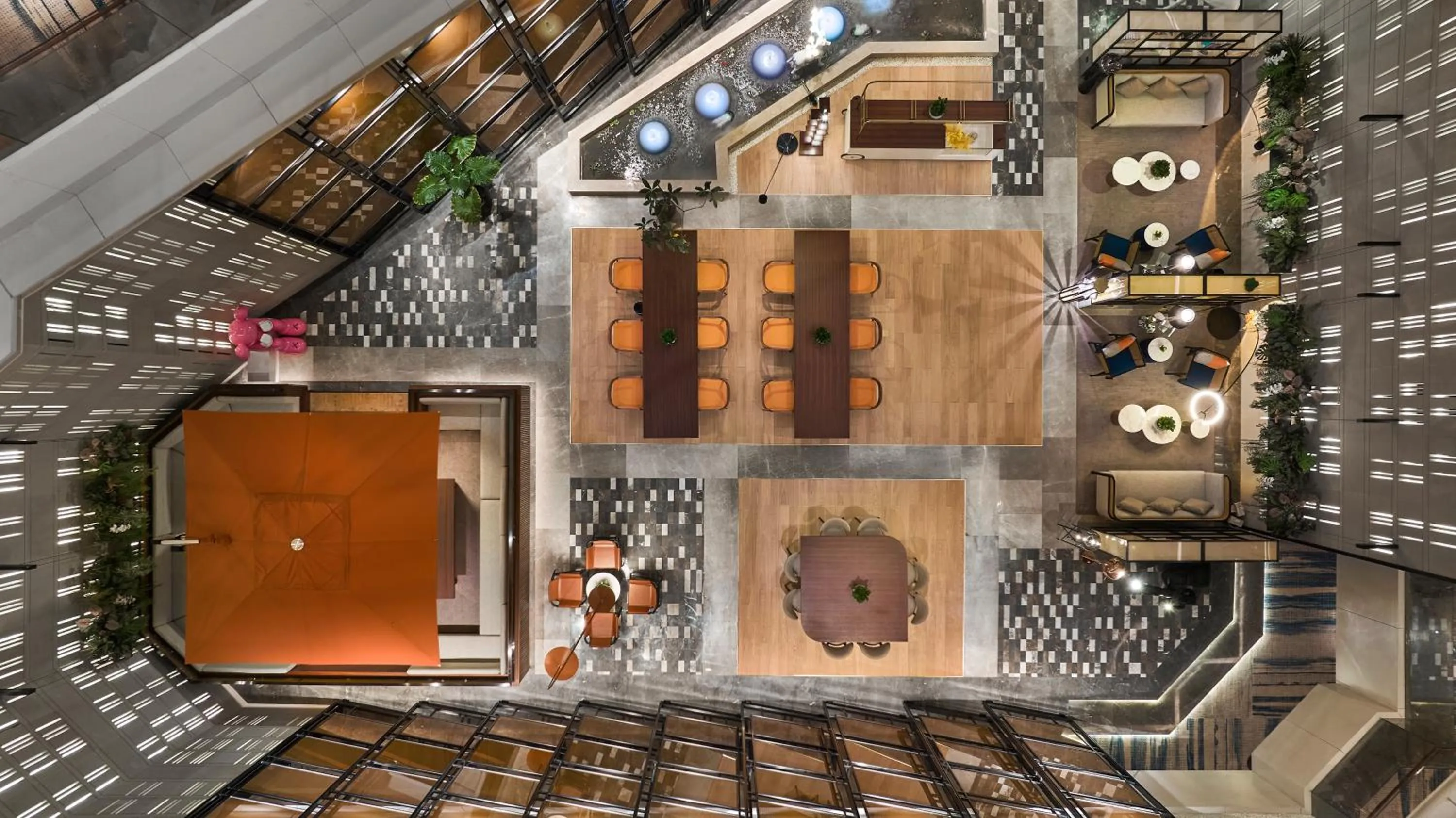 Seating area in Hilton Garden Inn Datong Pingcheng