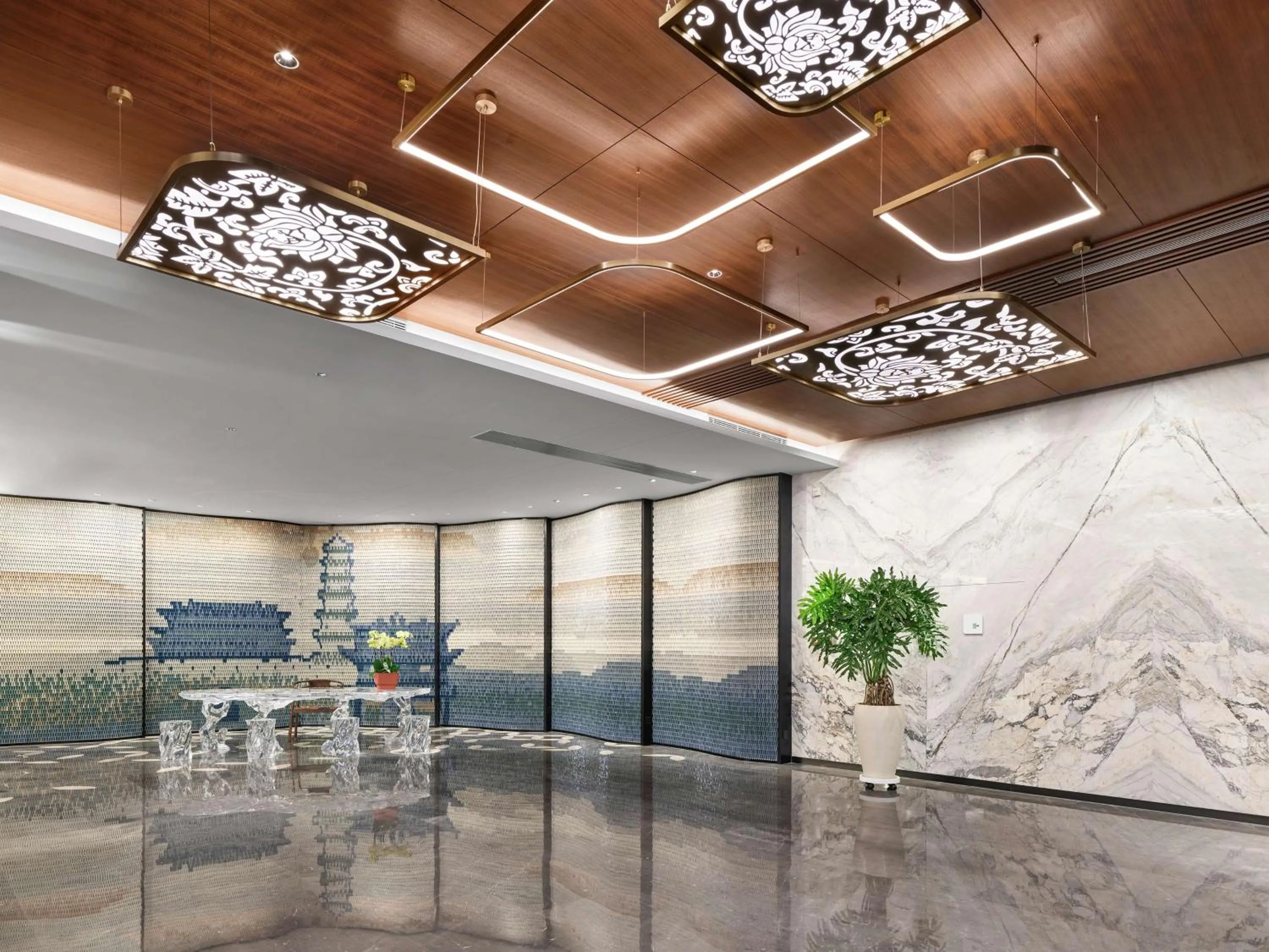 Lobby or reception in Hilton Garden Inn Datong Pingcheng