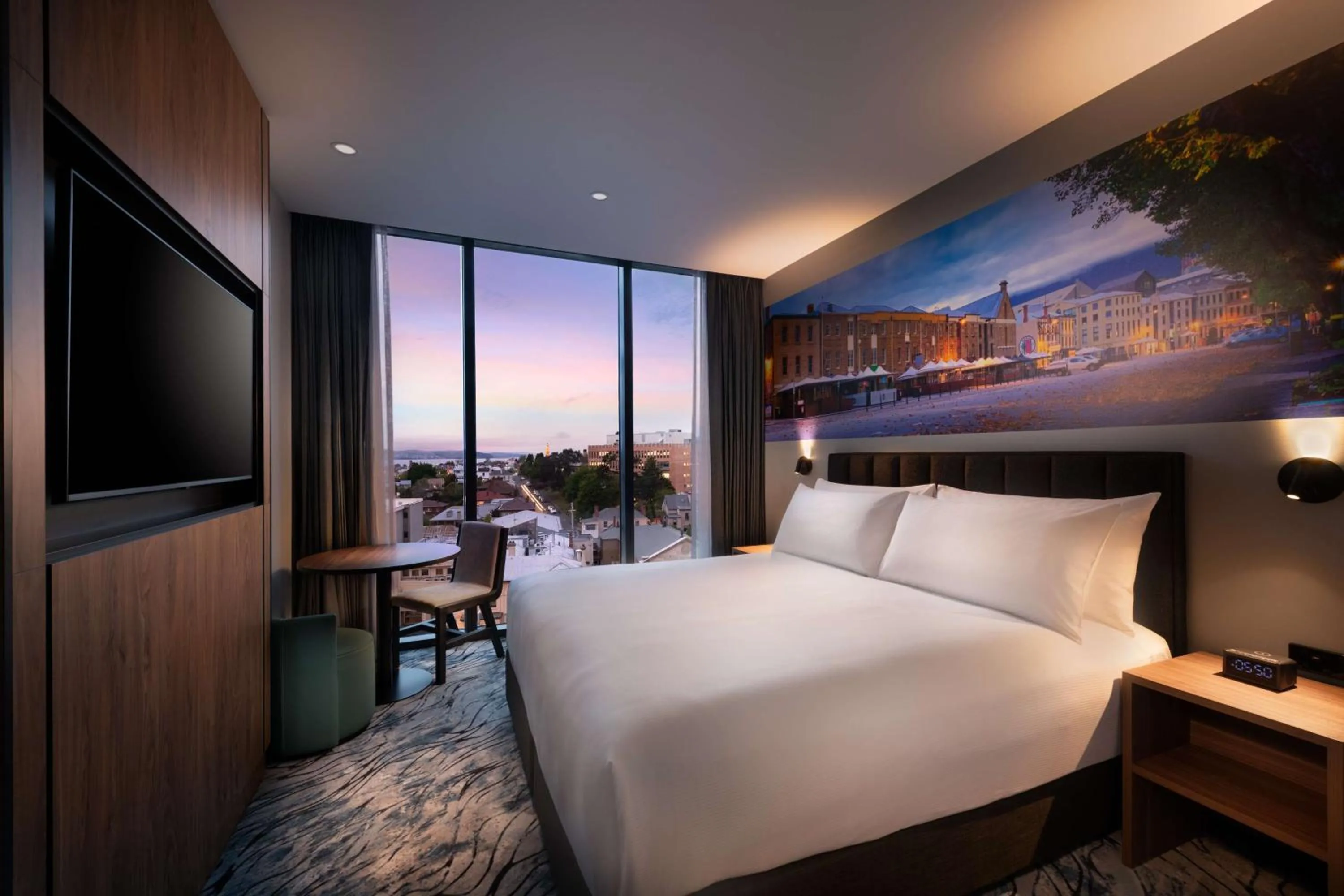 Bed in DoubleTree by Hilton Hobart