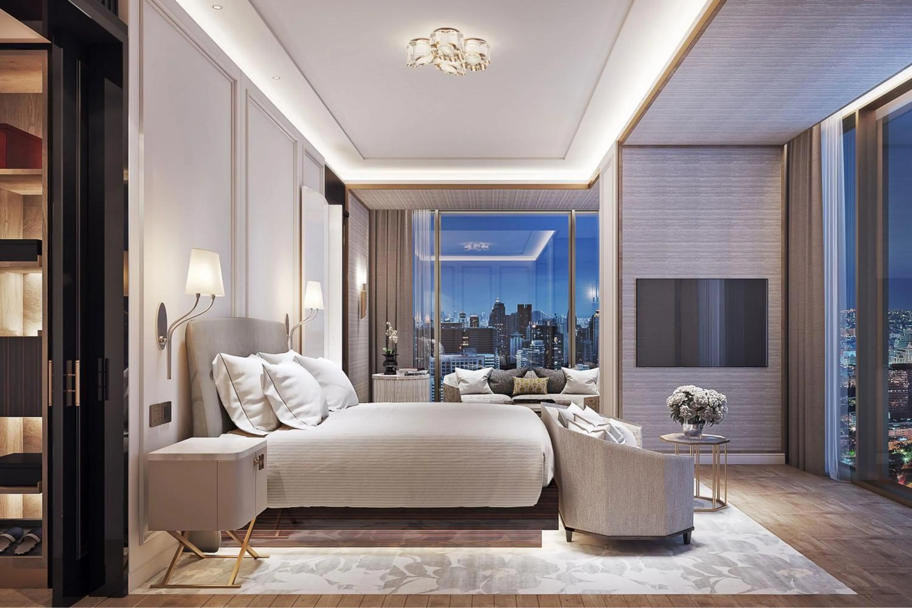 Photo of the whole room in The Ritz-Carlton, Bangkok