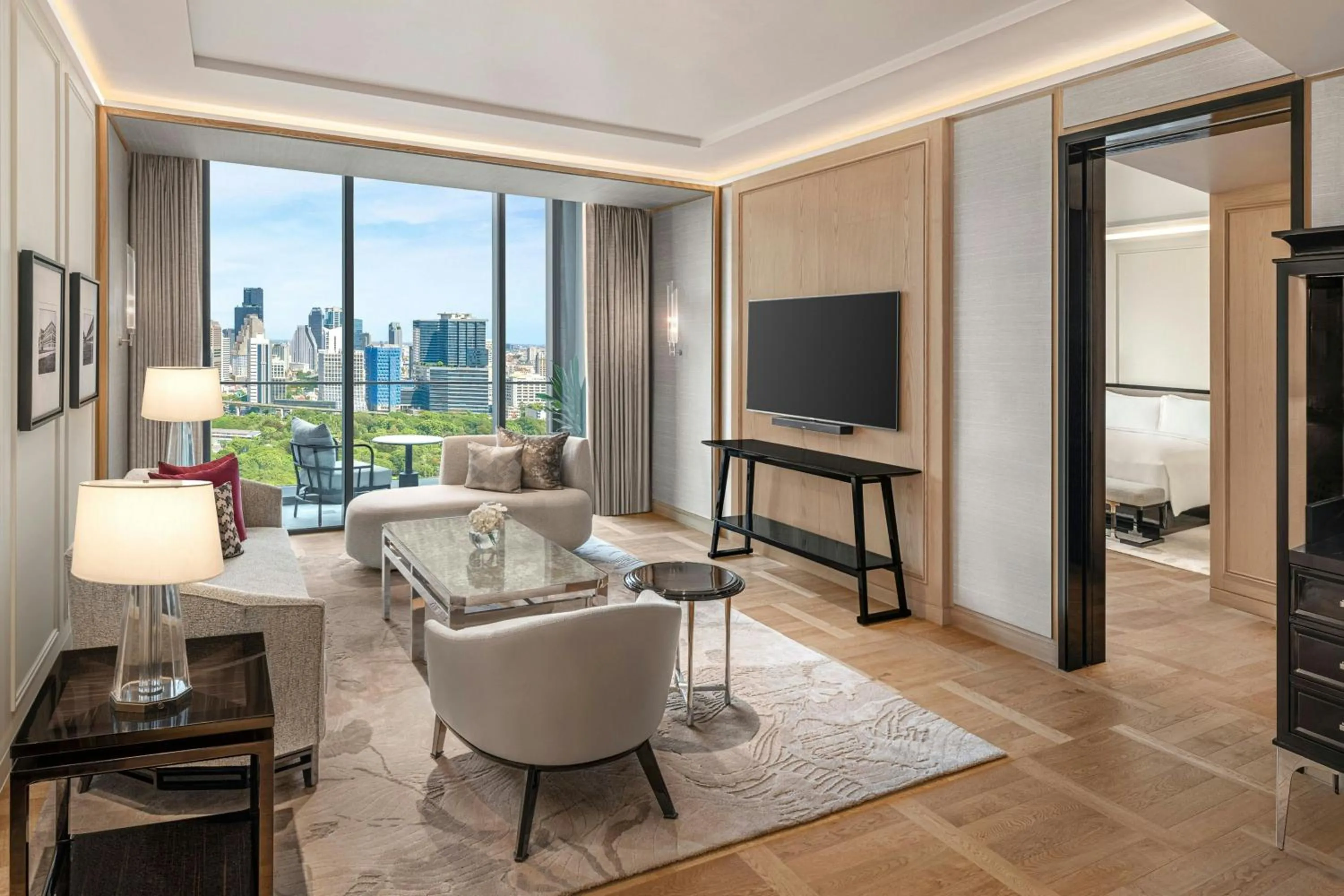 Living room in The Ritz-Carlton, Bangkok