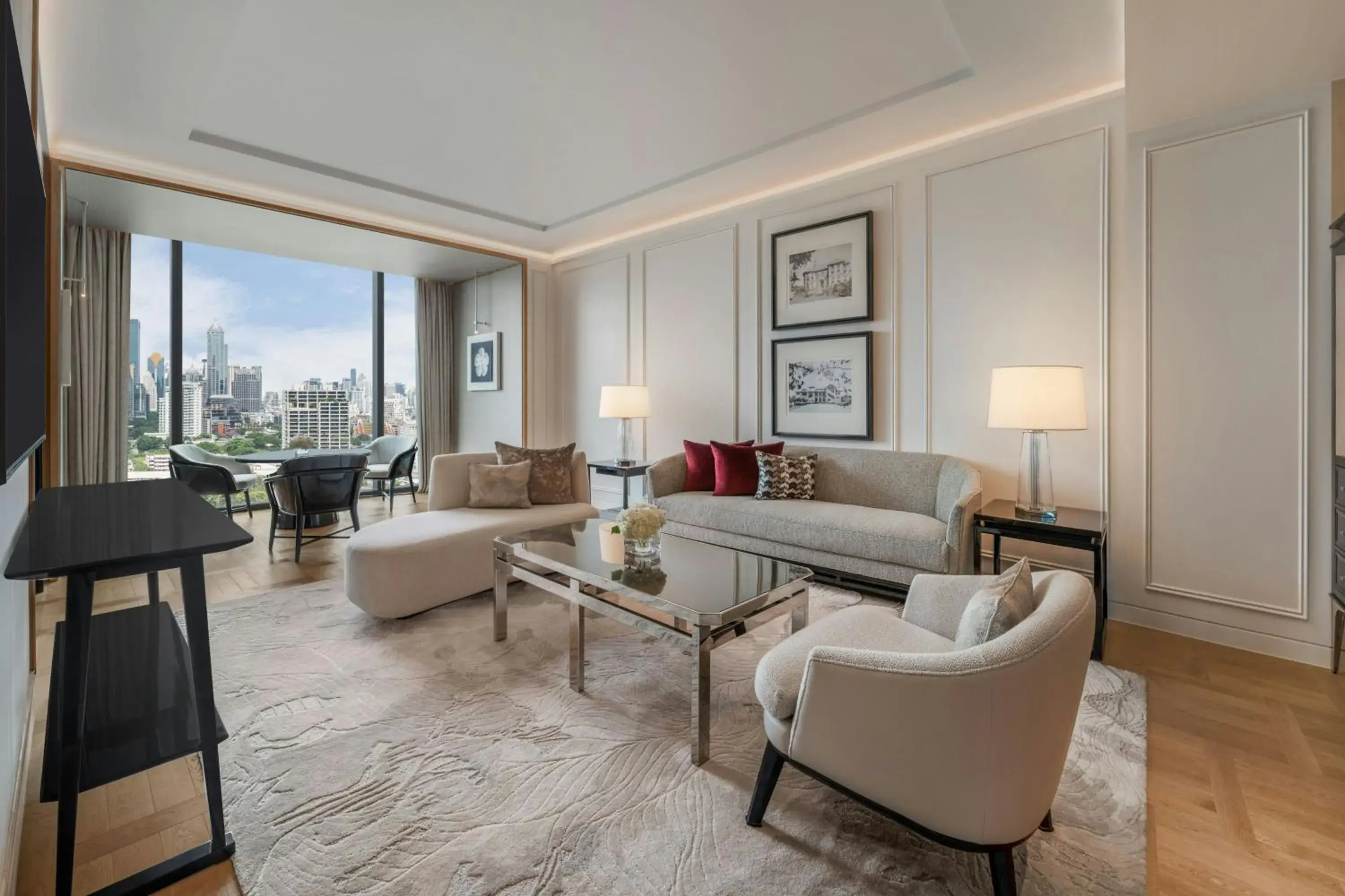 Marigold King Suite with Balcony and Park View (THB 2,000 hotel credit per stay from 1 Sep to 31 Oct 2025) in The Ritz-Carlton, Bangkok Marigold King Suite with Balcony and Park View (THB 2,000 hotel credit per stay from 1 Sep to 31 Oct 2025) in The Ritz-Carlton, Bangkok