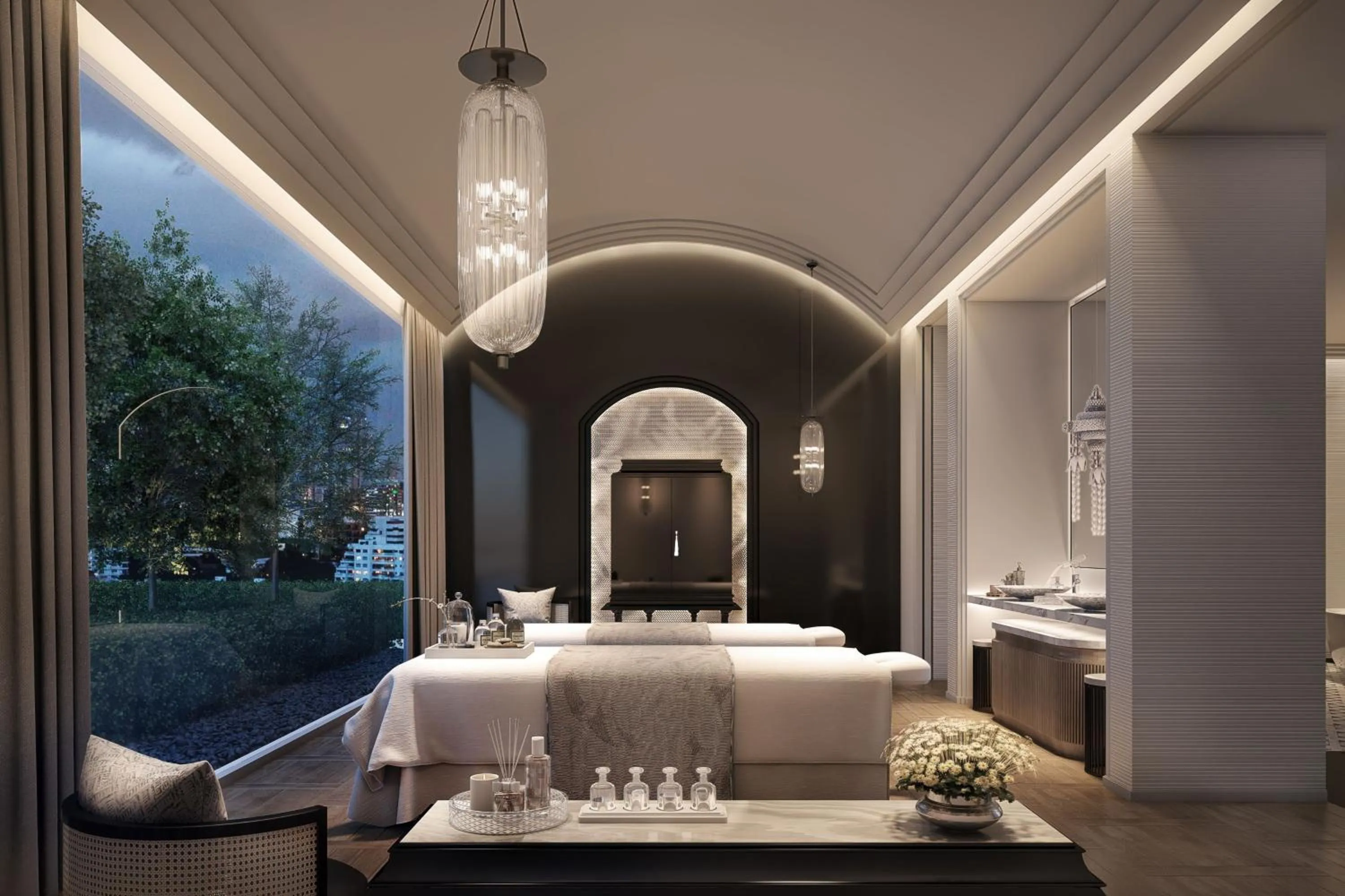 Spa and wellness centre/facilities, Bed in The Ritz-Carlton, Bangkok
