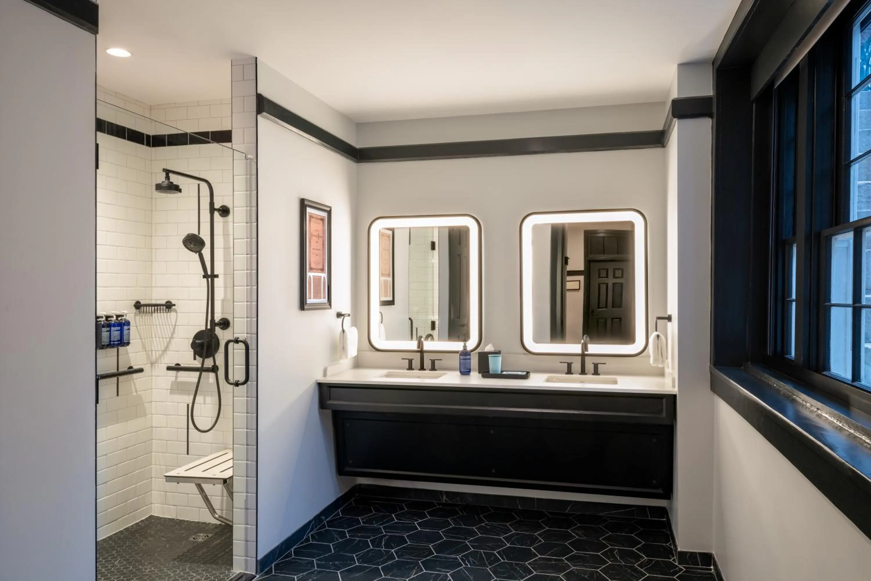 Shower in Visitation Hotel Fredrick, a Tribute Portfolio Hotel