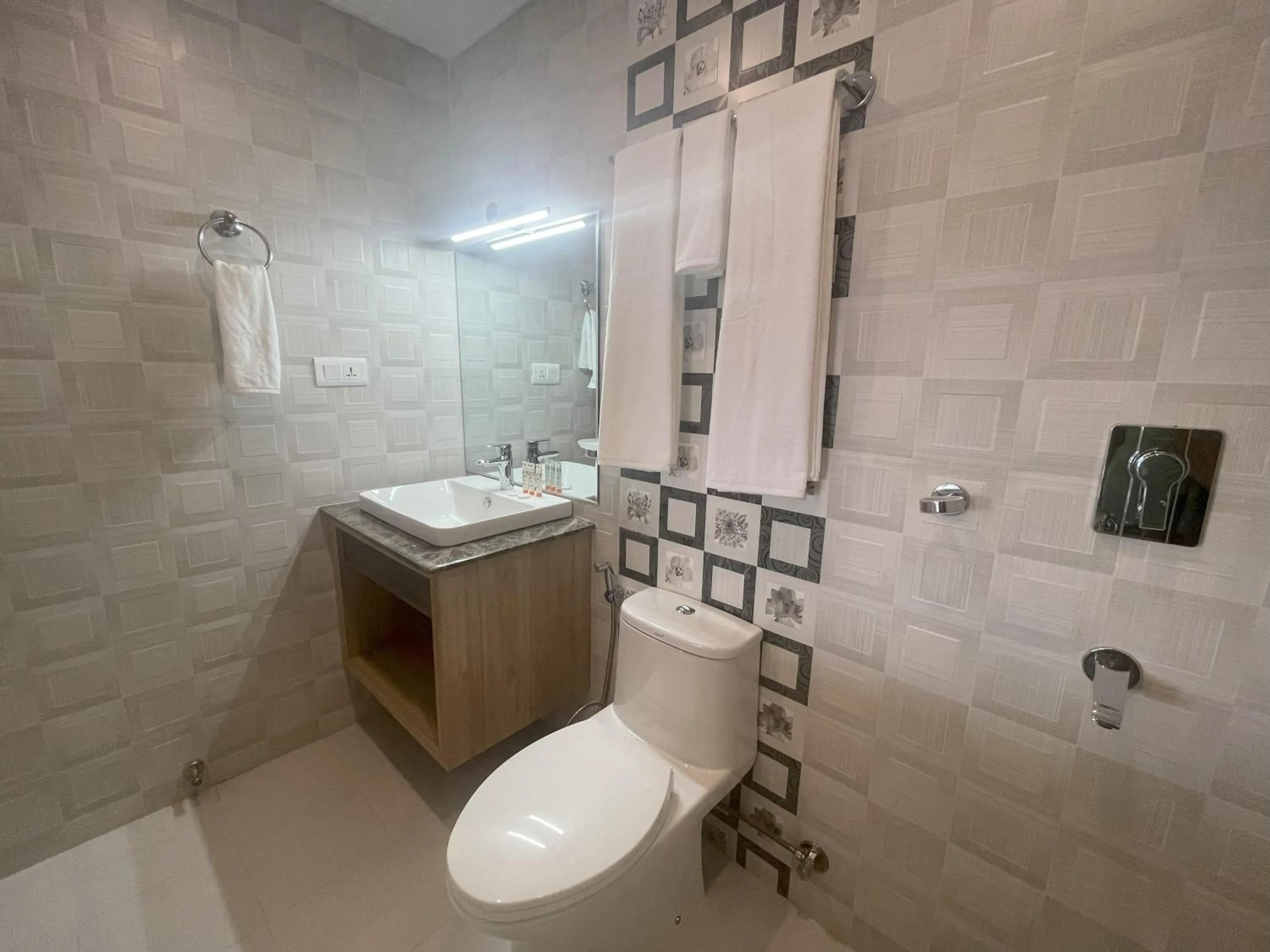 Shower in Hotel Bayberry Kathmandu - Near Tribhuvan International Airport