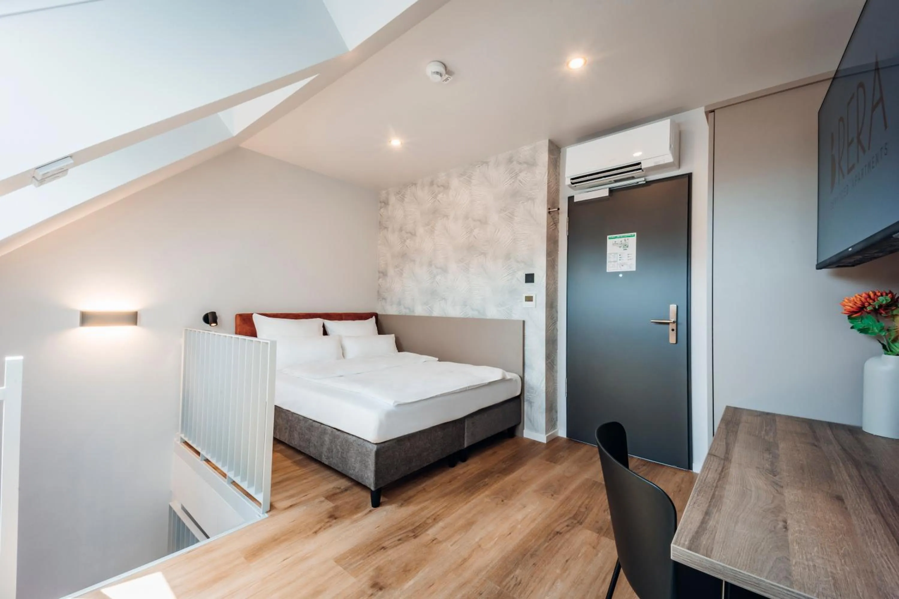 Bed in Brera Serviced Apartments Böblingen Sindelfingen