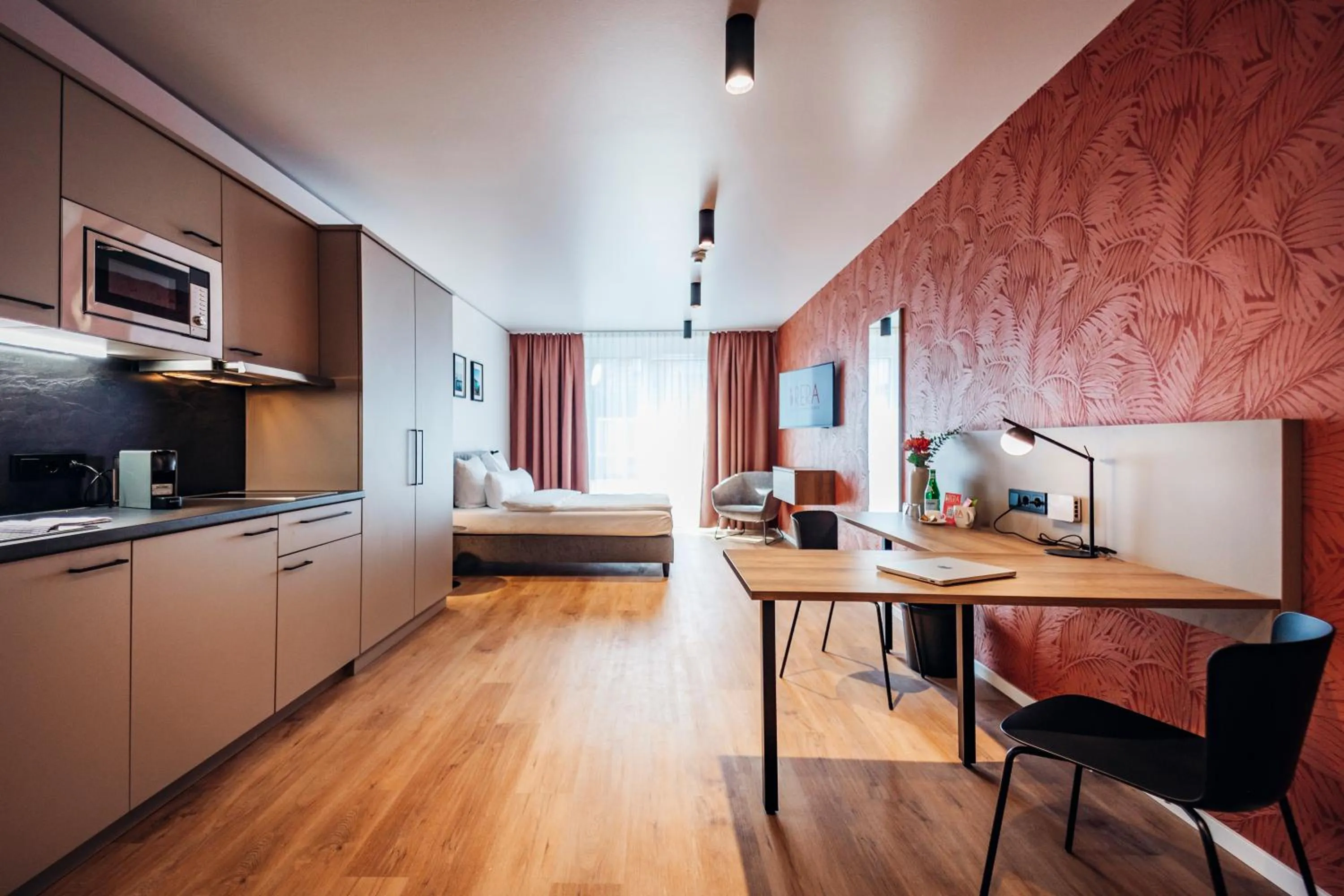 Bed in Brera Serviced Apartments Böblingen Sindelfingen