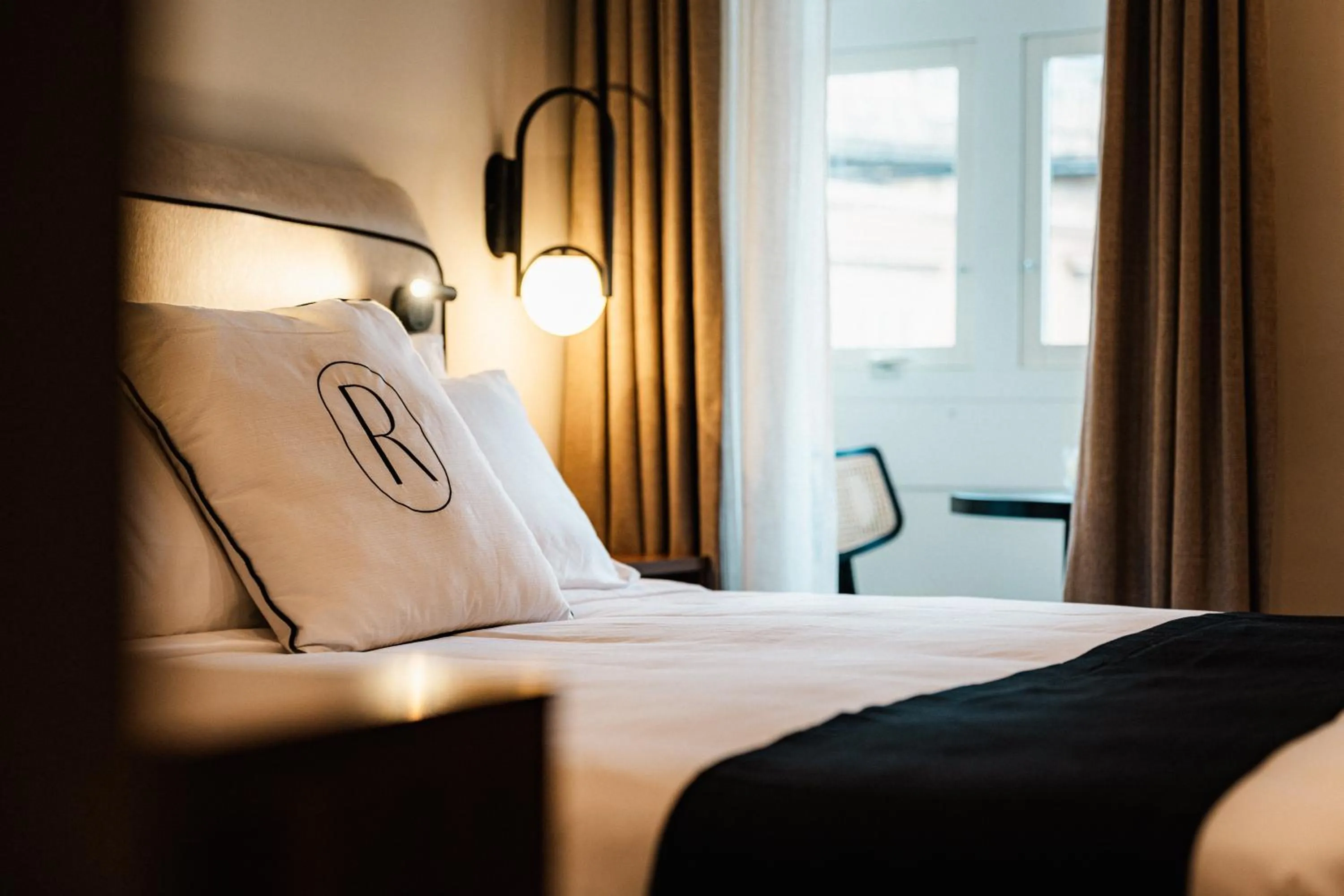 Bed in Royale Sainte Hélène Boutique Hotel