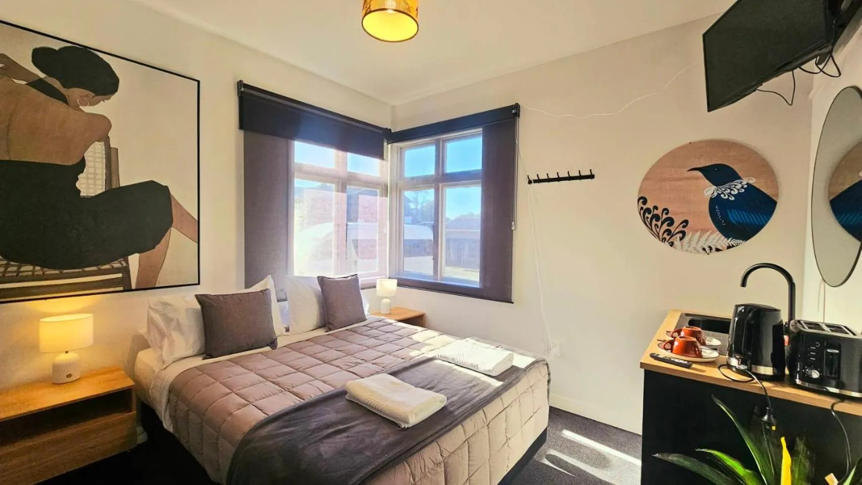 Bed in Wild Kea Lodge Franz Josef