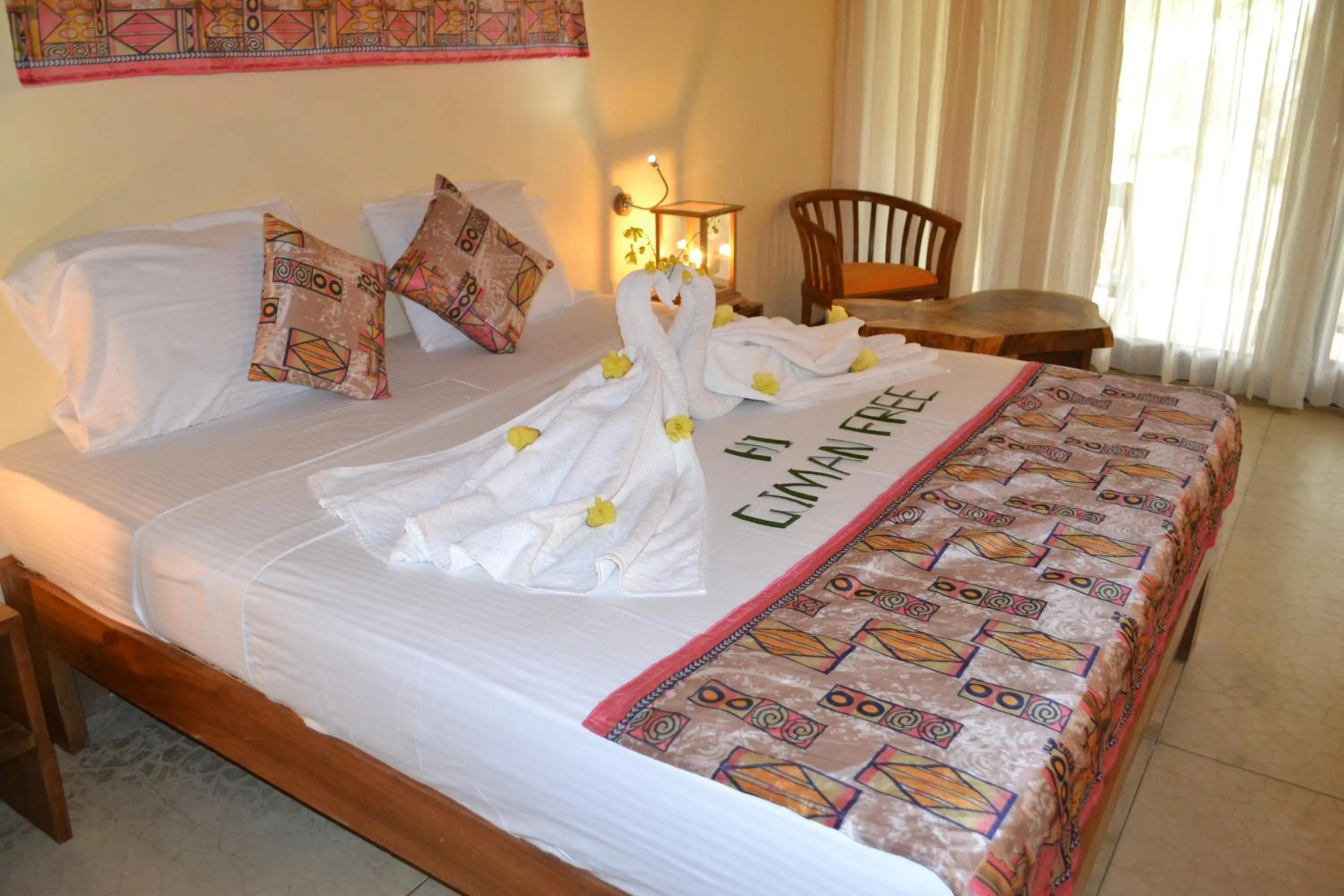 Bedroom, Bed in Giman Free Beach Resort Pasikuda