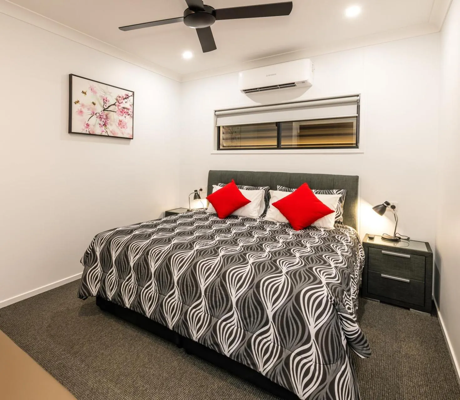 Bedroom, Bed in Athena Studio Units