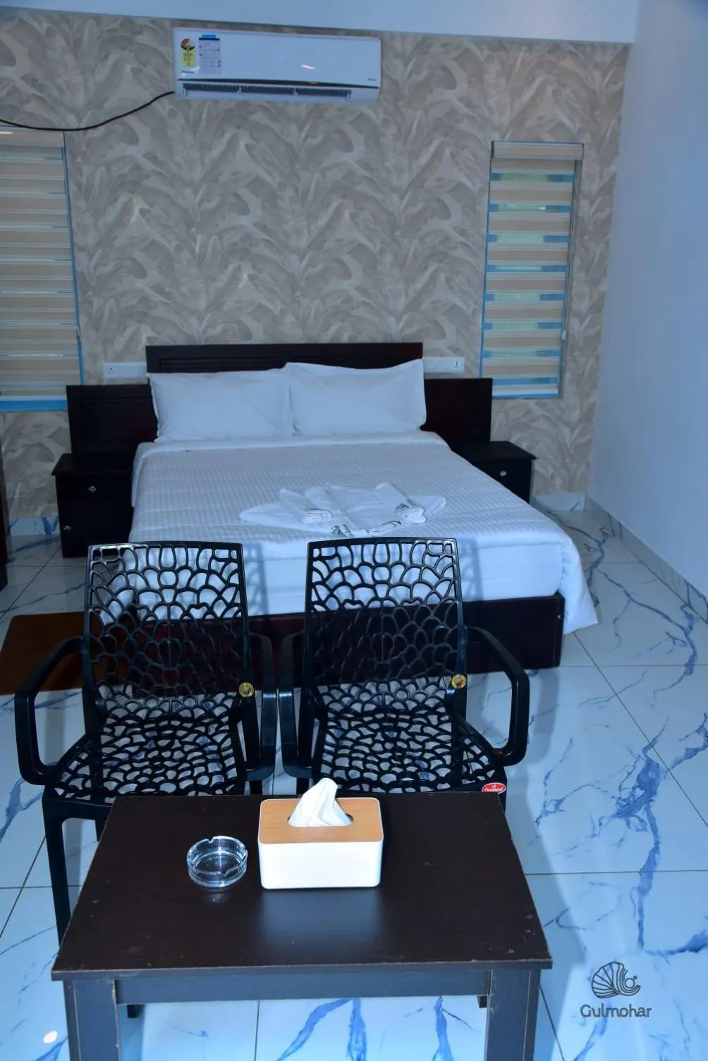 Bed in Gulmohar Varkala