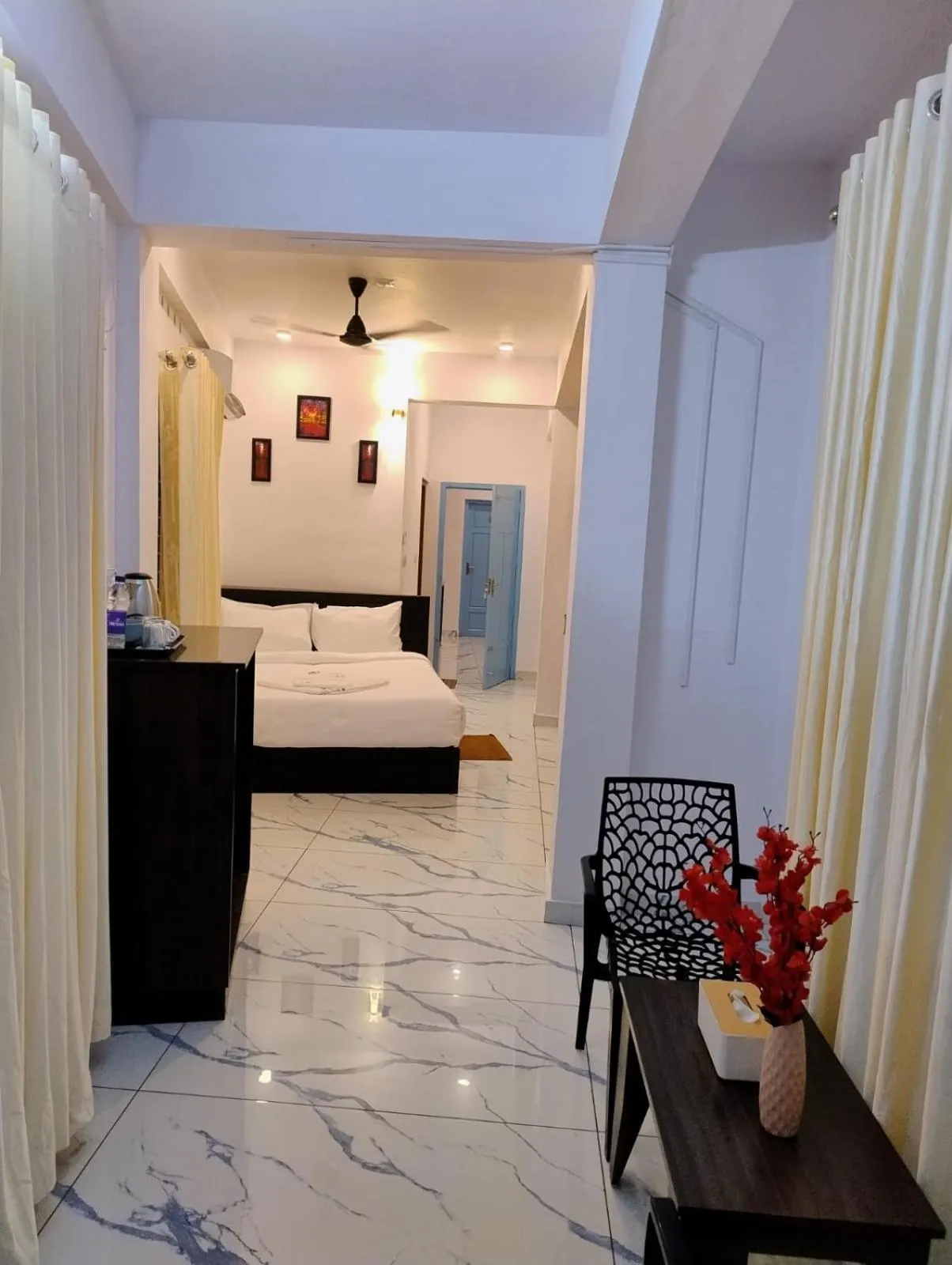 Bed in Gulmohar Varkala