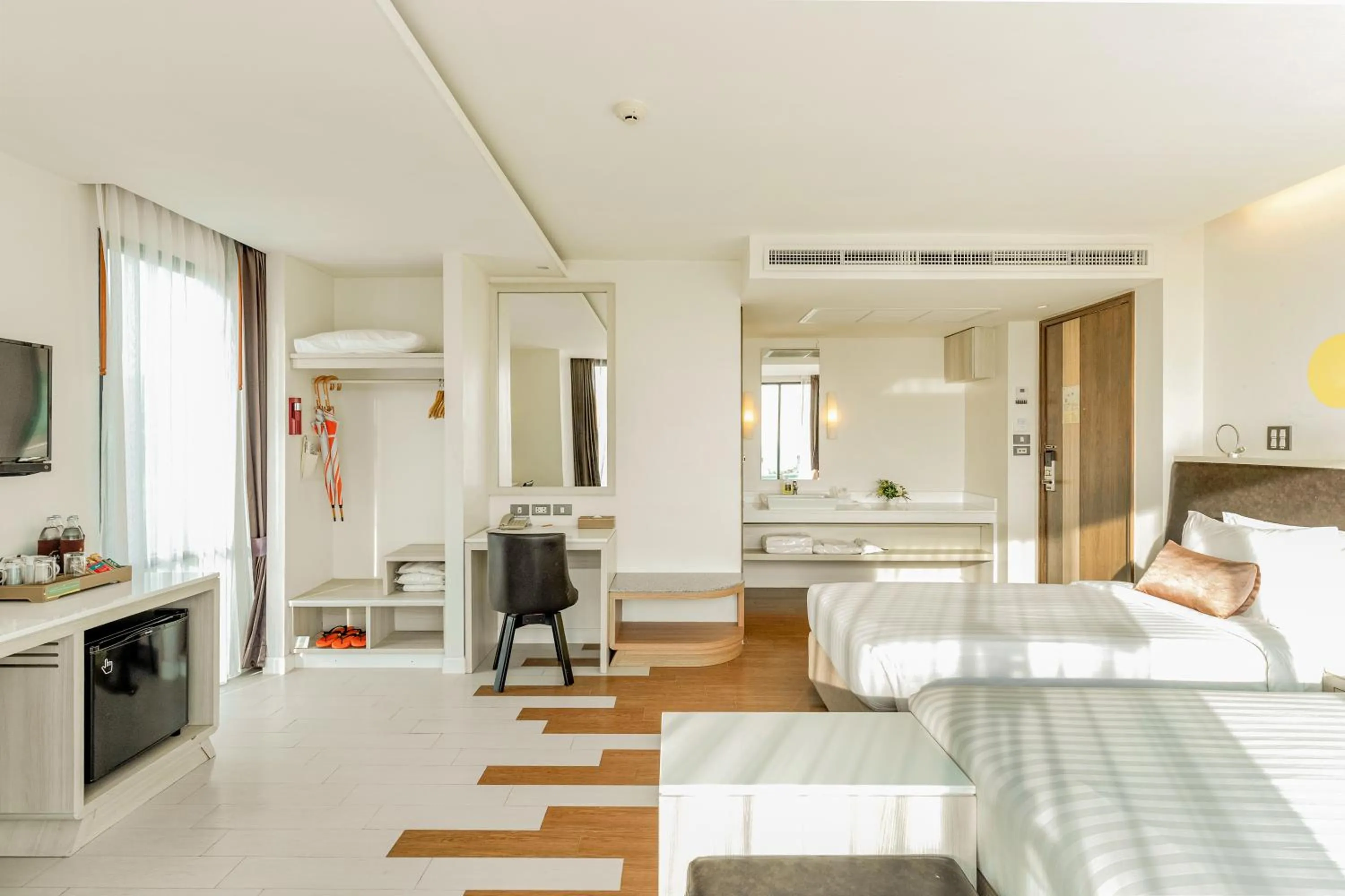 Bed in Sand Dunes Chaolao Beach Resort