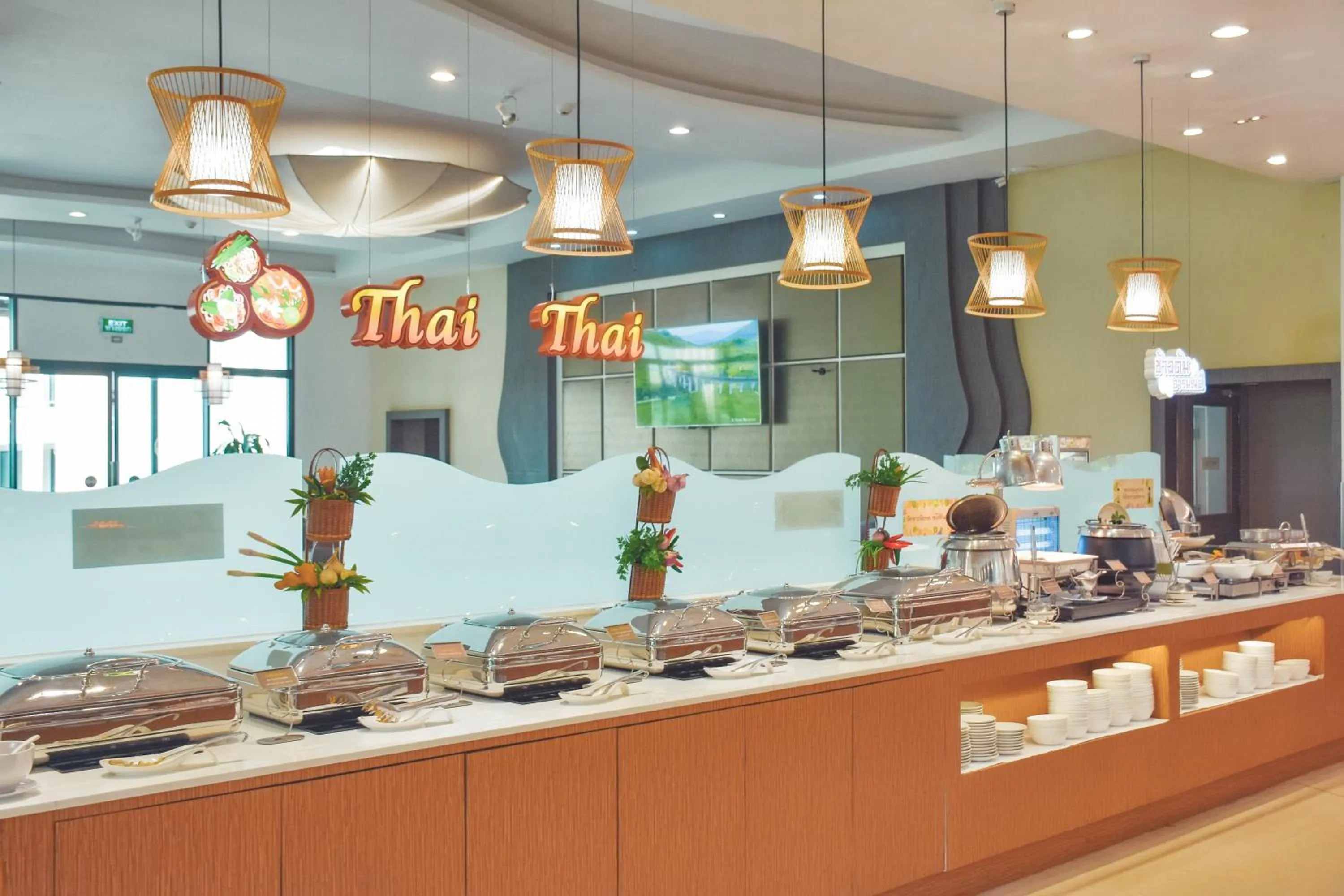 Breakfast in Sand Dunes Chaolao Beach Resort