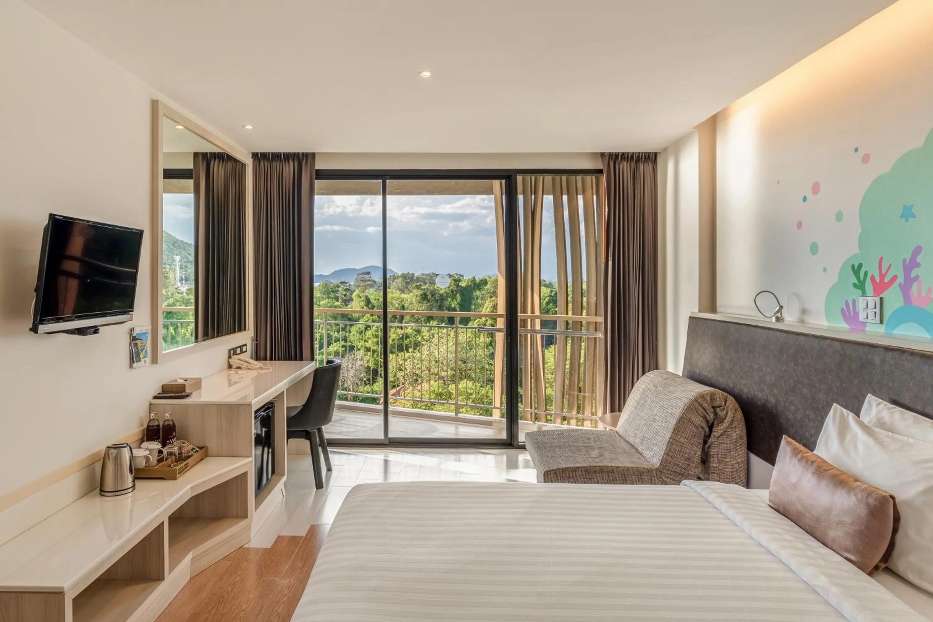 Bed in Sand Dunes Chaolao Beach Resort