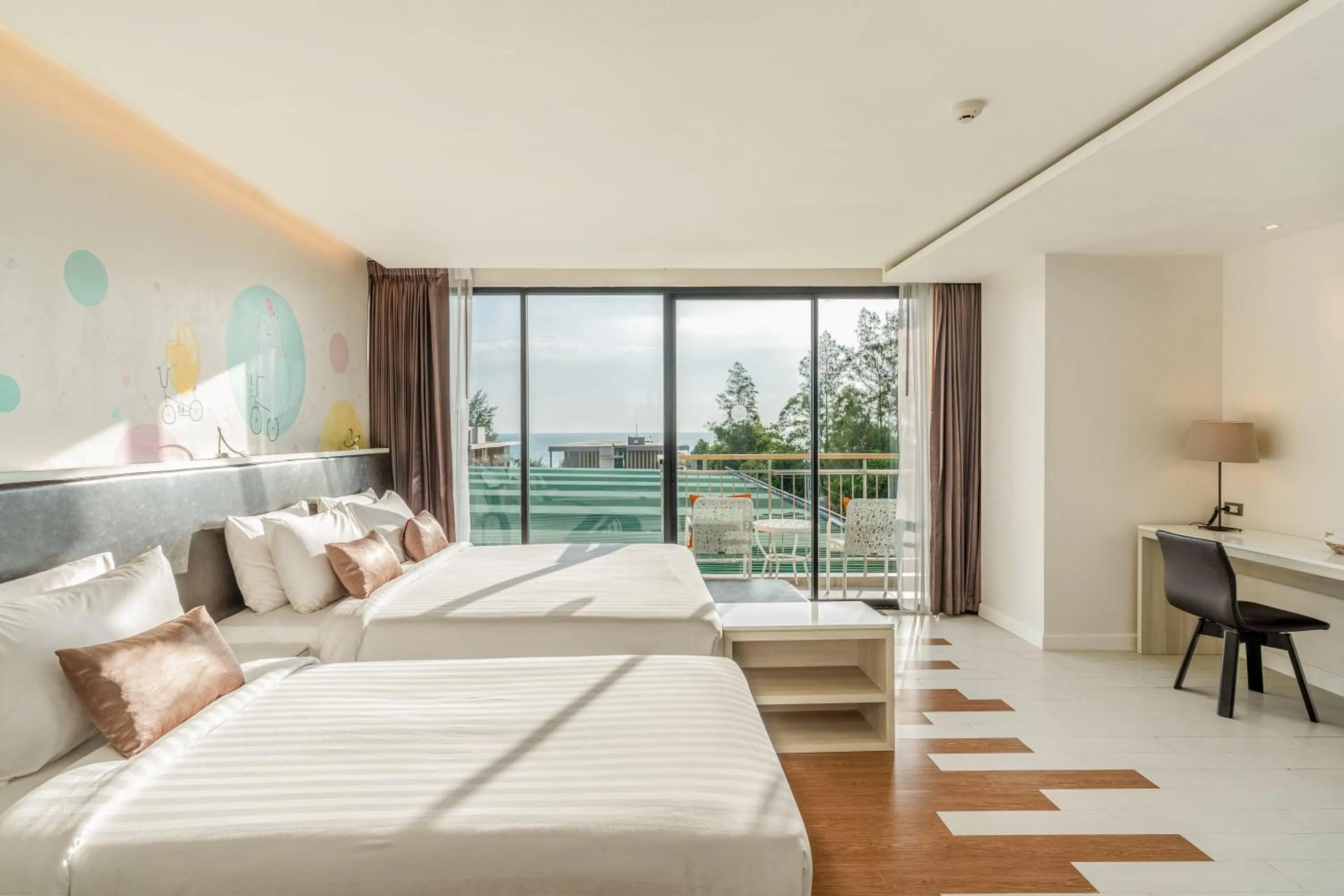 Bed in Sand Dunes Chaolao Beach Resort