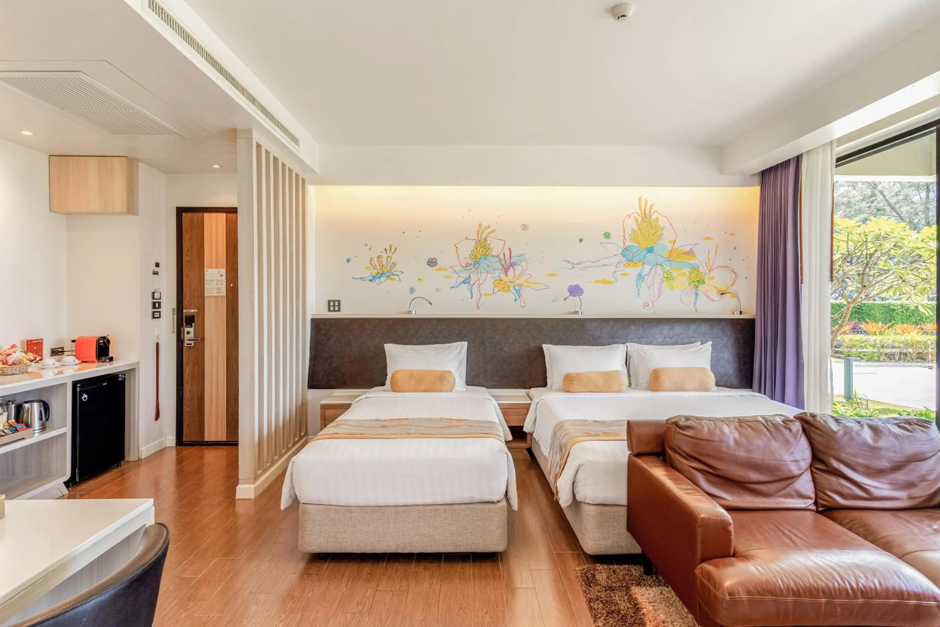 Bed in Sand Dunes Chaolao Beach Resort