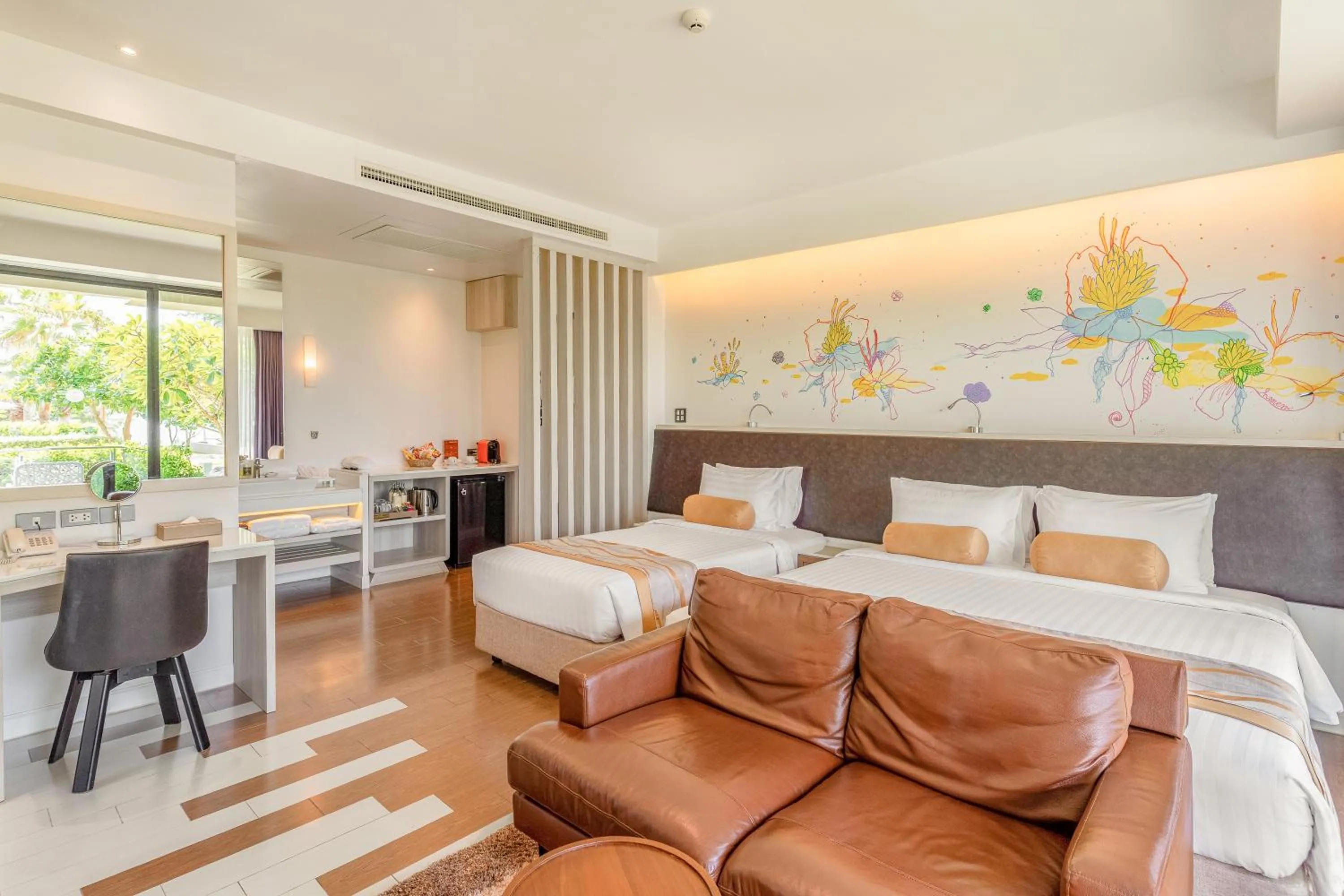 Bed in Sand Dunes Chaolao Beach Resort