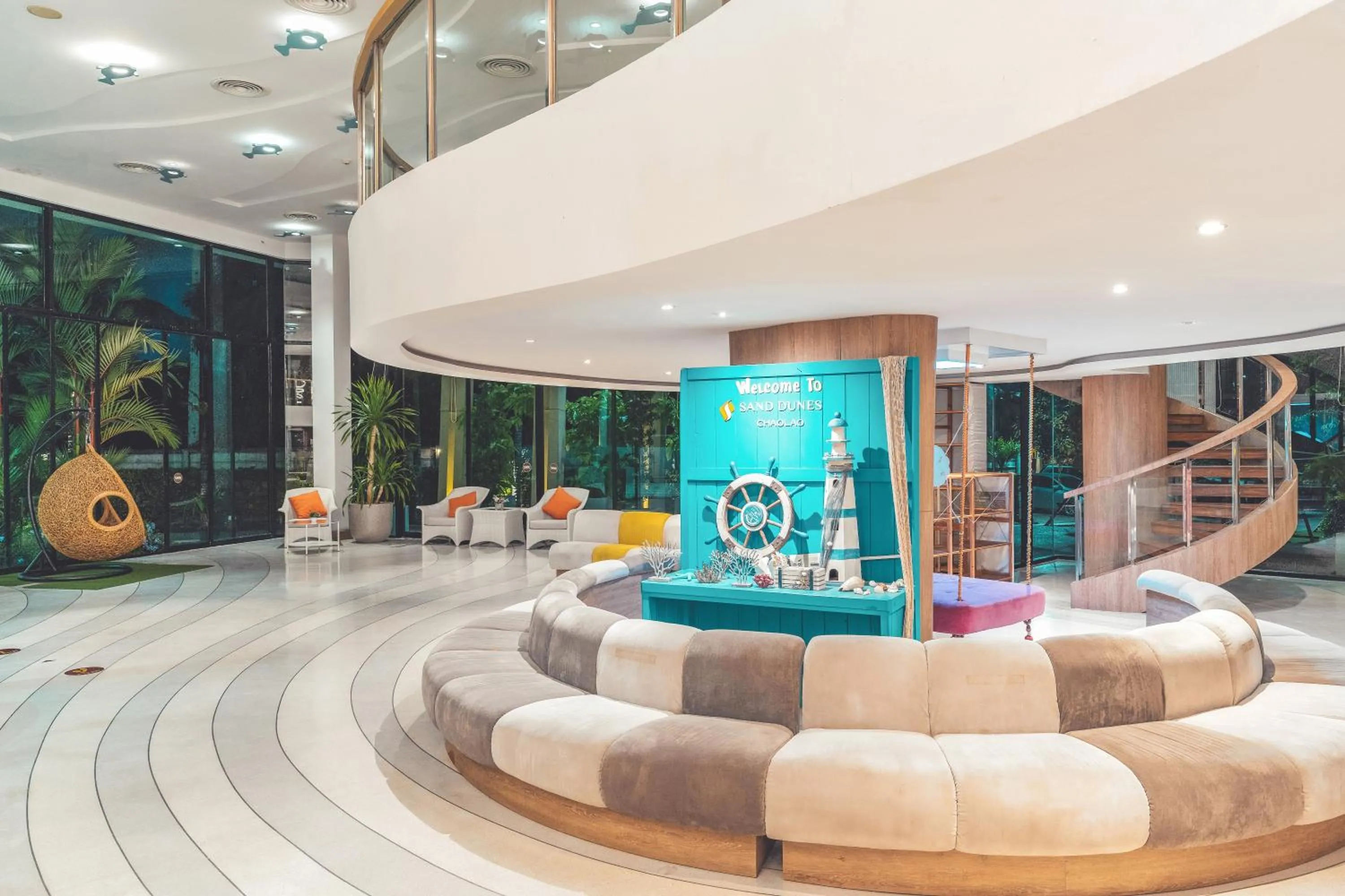 Living room in Sand Dunes Chaolao Beach Resort