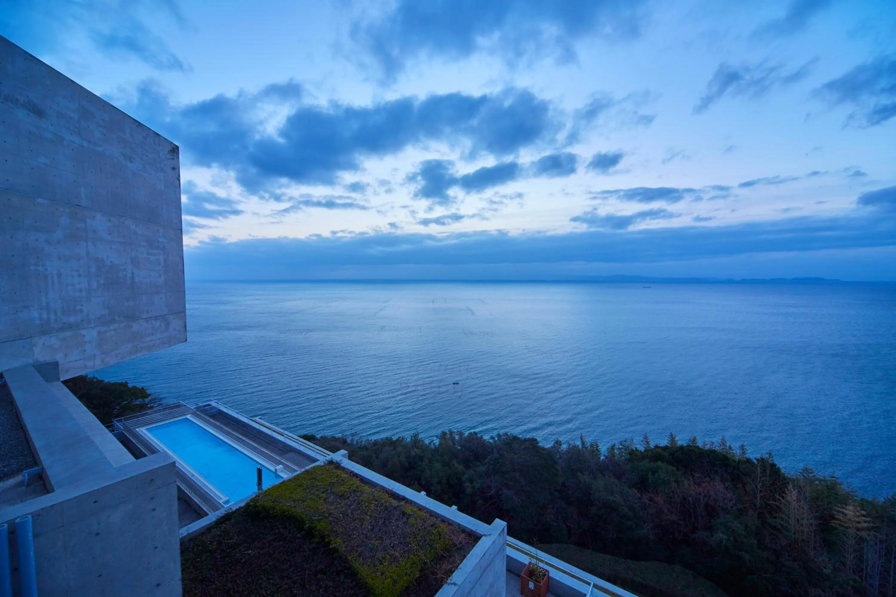 Pool view in TOTO Seawind Awaji