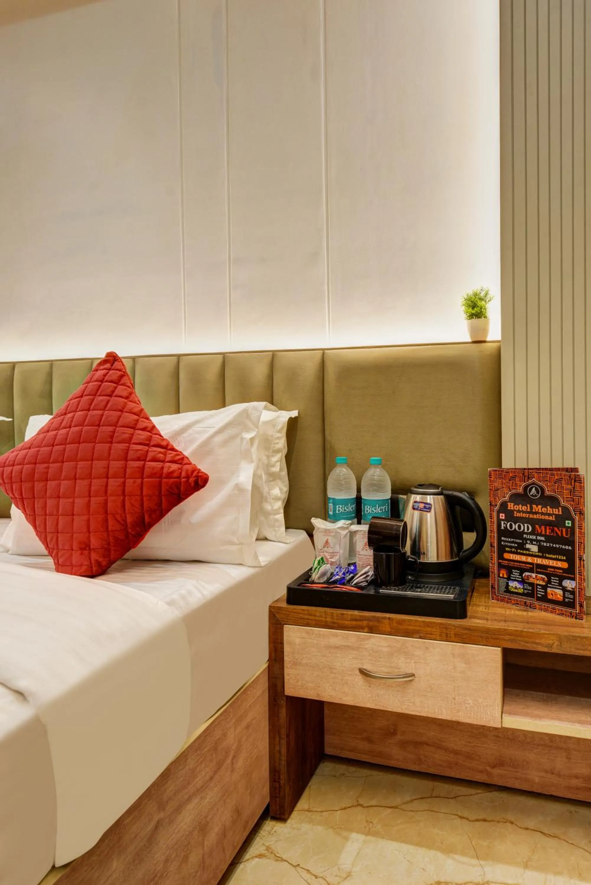 Bed in Hotel Mehul International -Near New Delhi Railway Station, Paharganj & Connaught Place
