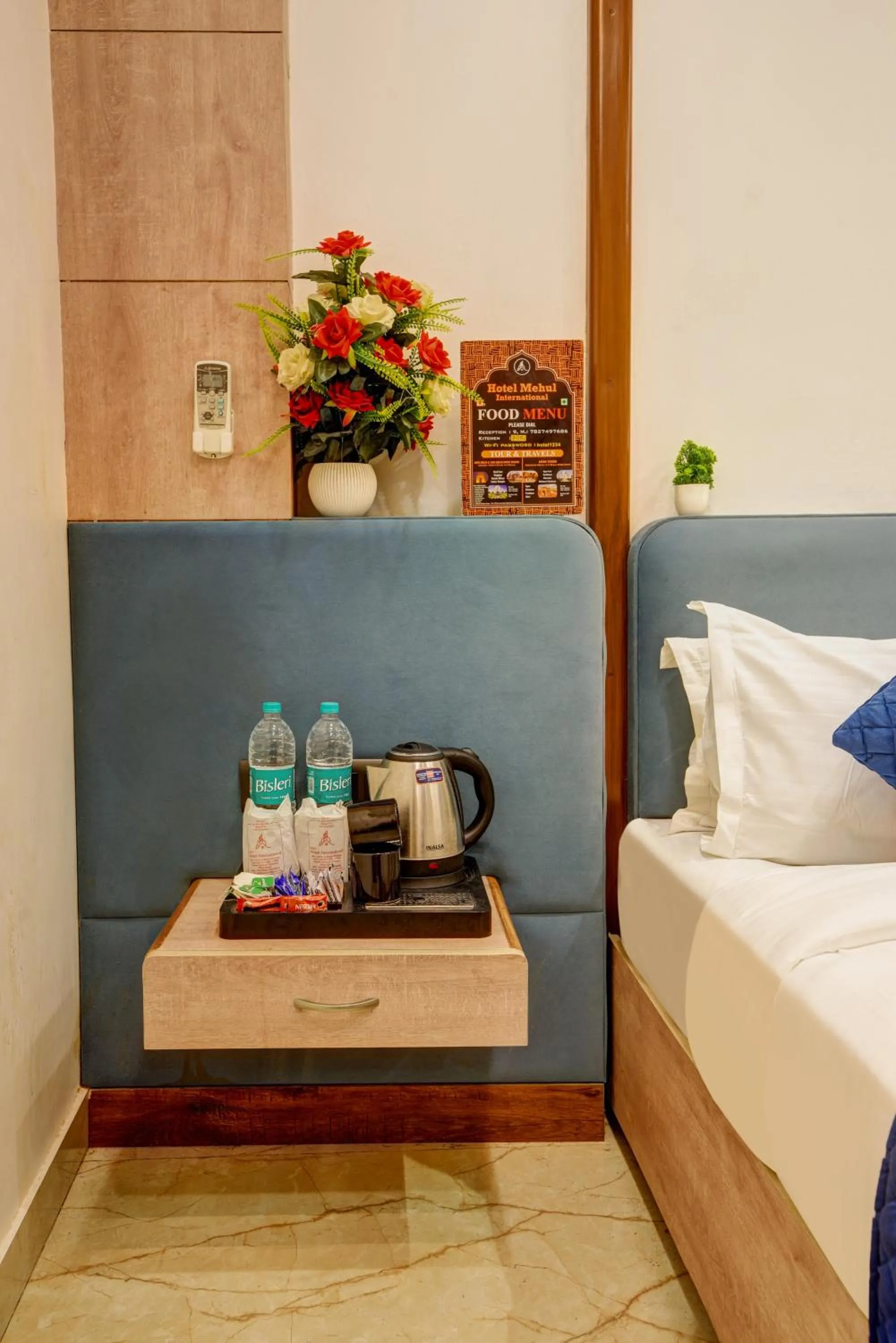 Bed in Hotel Mehul International -Near New Delhi Railway Station, Paharganj & Connaught Place