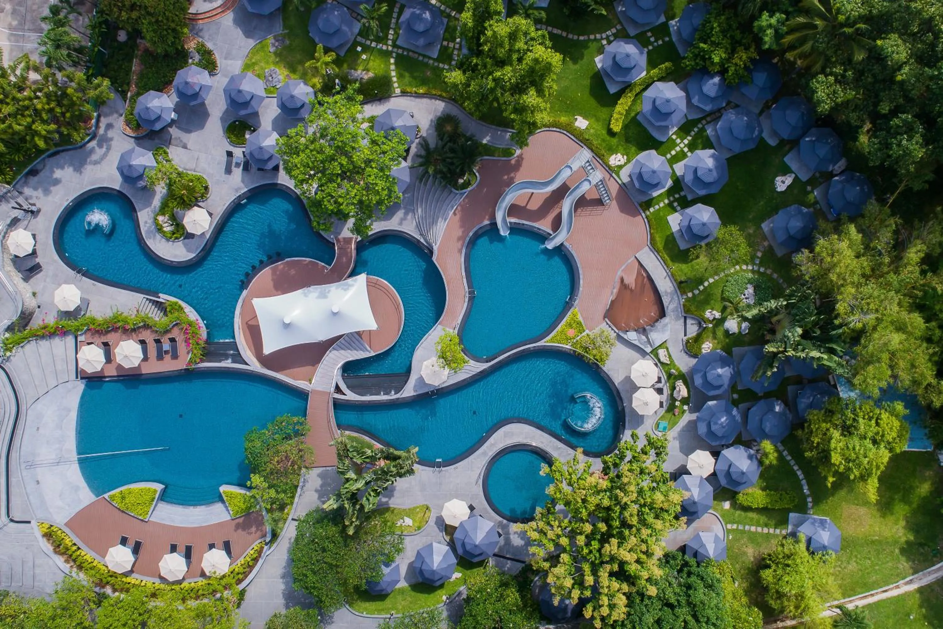 Bird's eye view in Royal Cliff Grand Hotel Pattaya