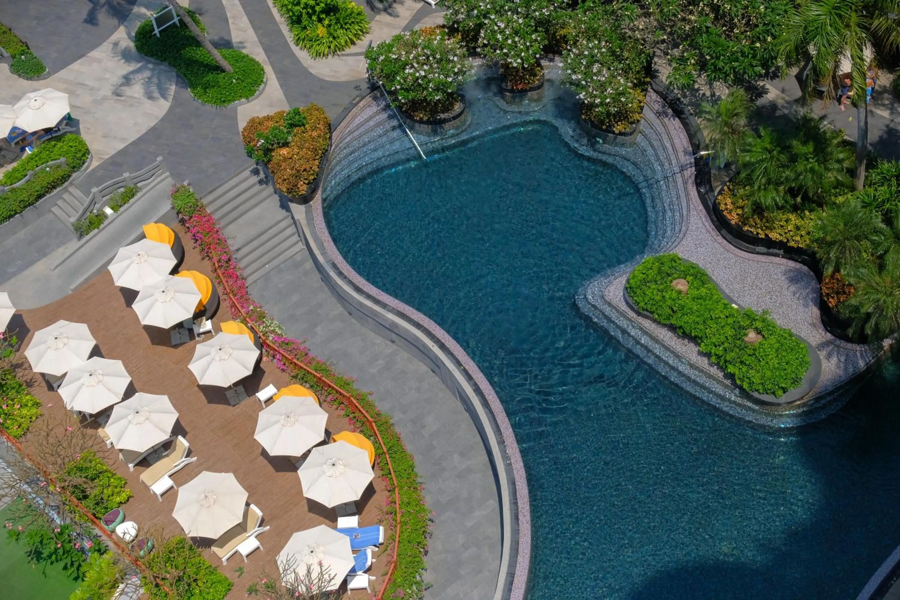 Bird's eye view in Royal Cliff Grand Hotel Pattaya