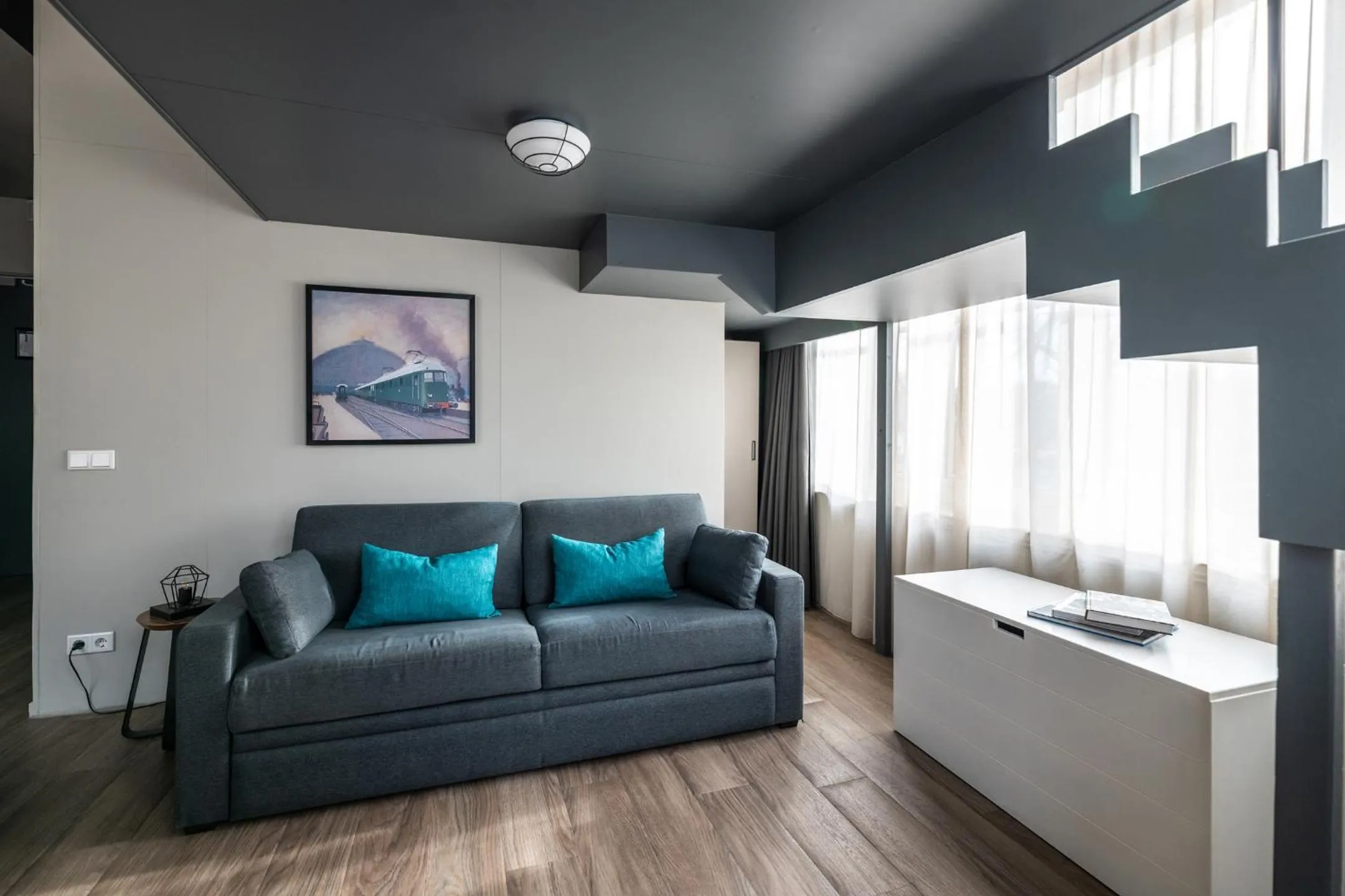 Living room in YAYS Amsterdam Maritime by Numa