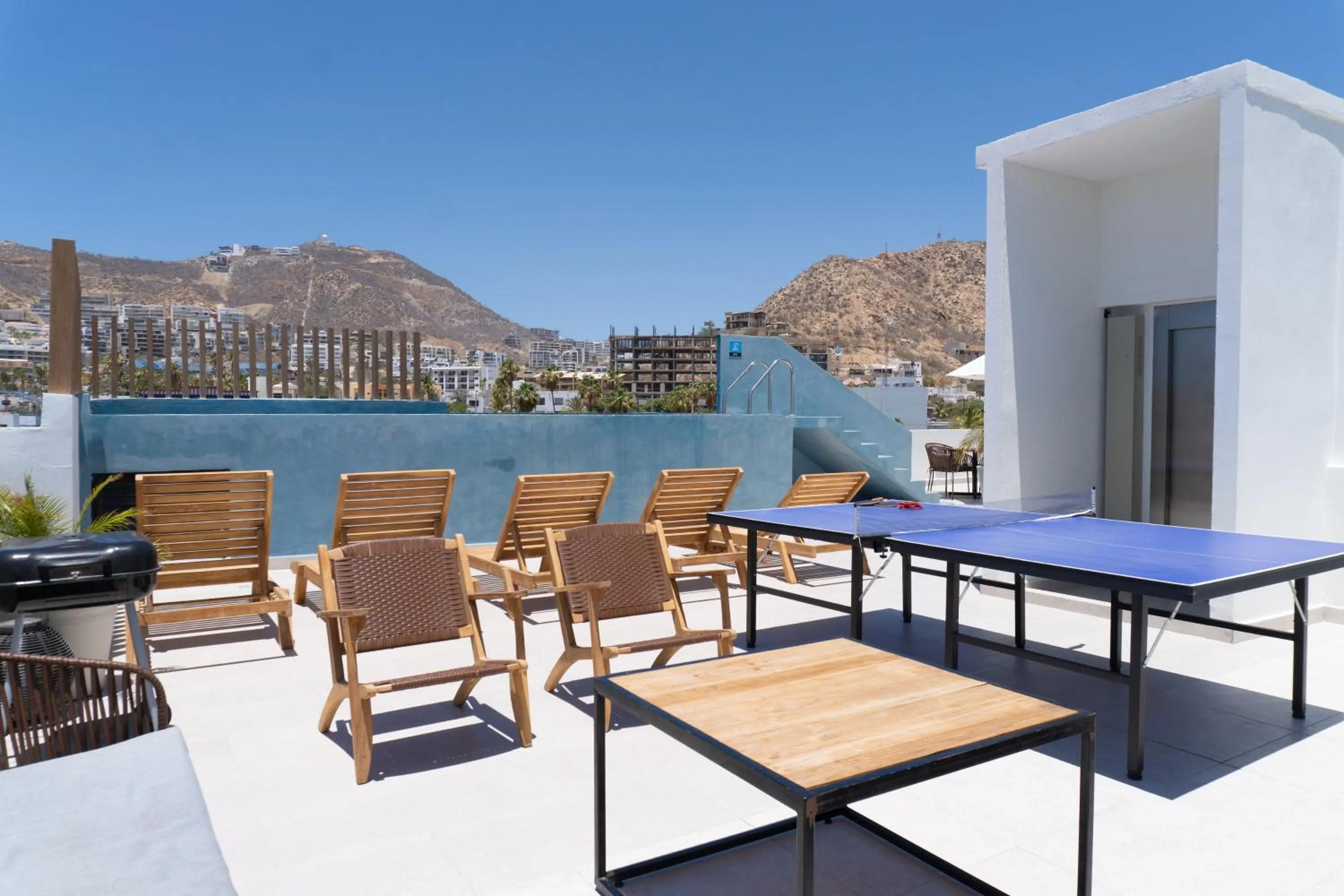 fireplace in Colmena Hotel Los Cabos Marina