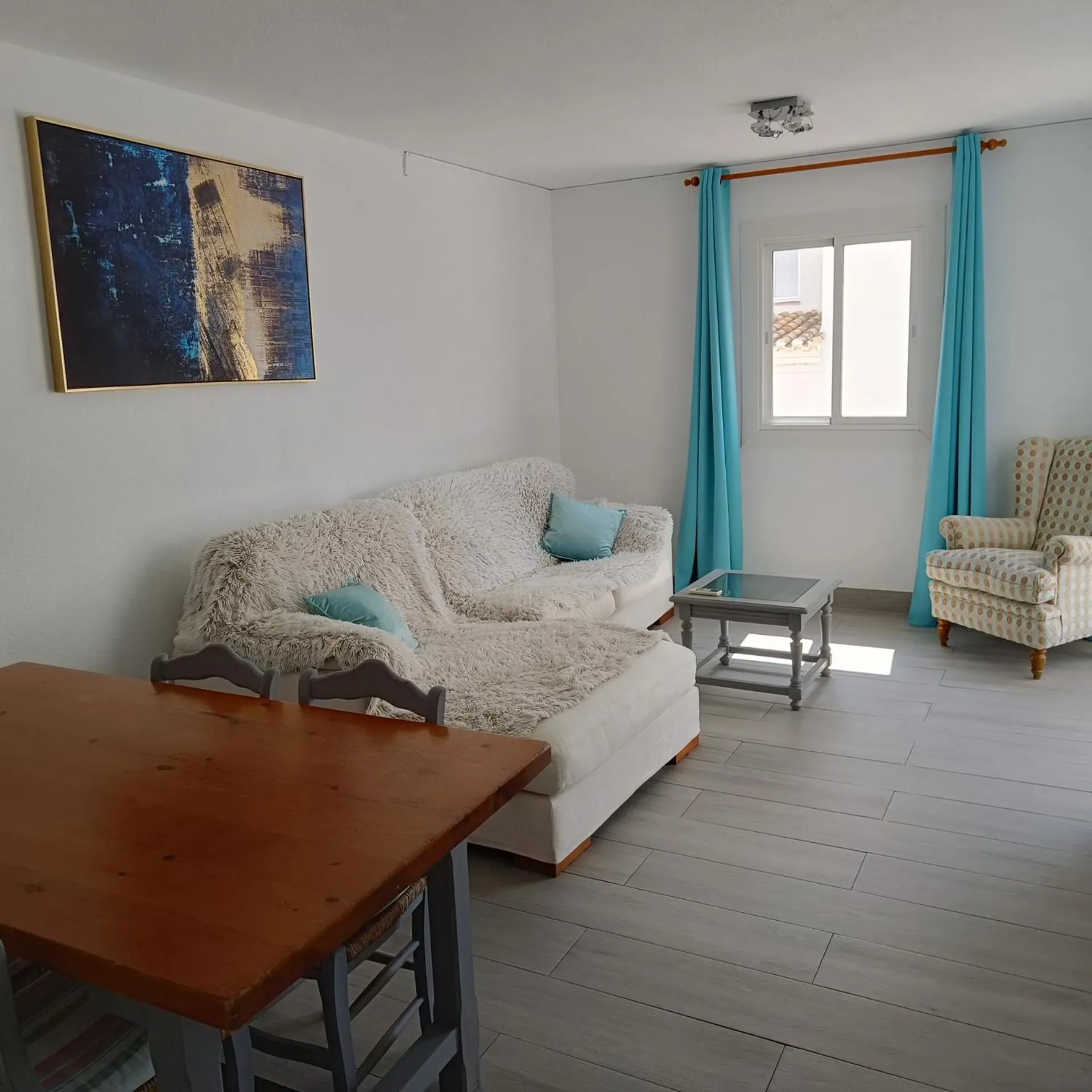 Living room in Duquesa Harbour Club Aparthotel