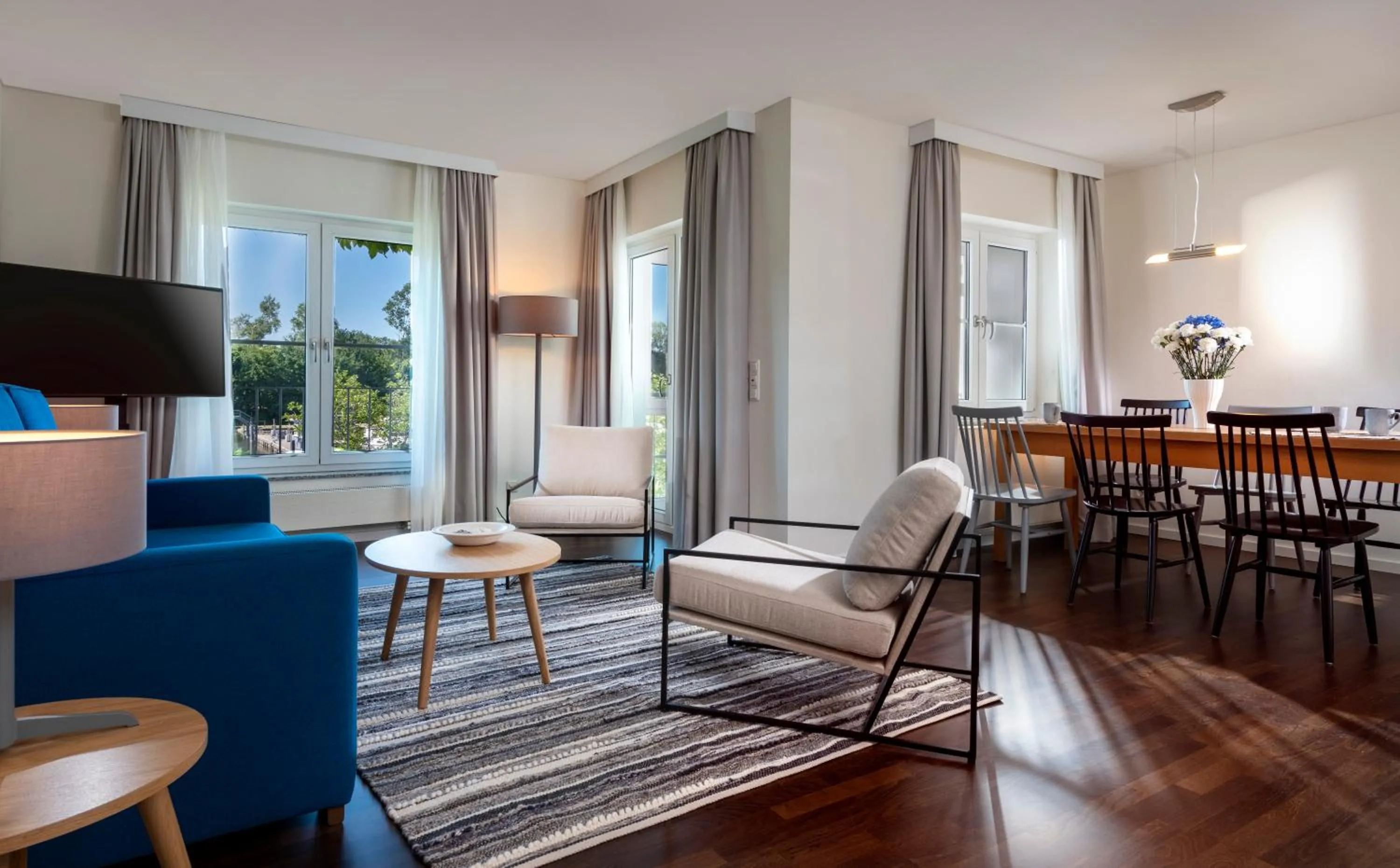 Dining area in Precise Resort Marina Wolfsbruch - Familienapartments