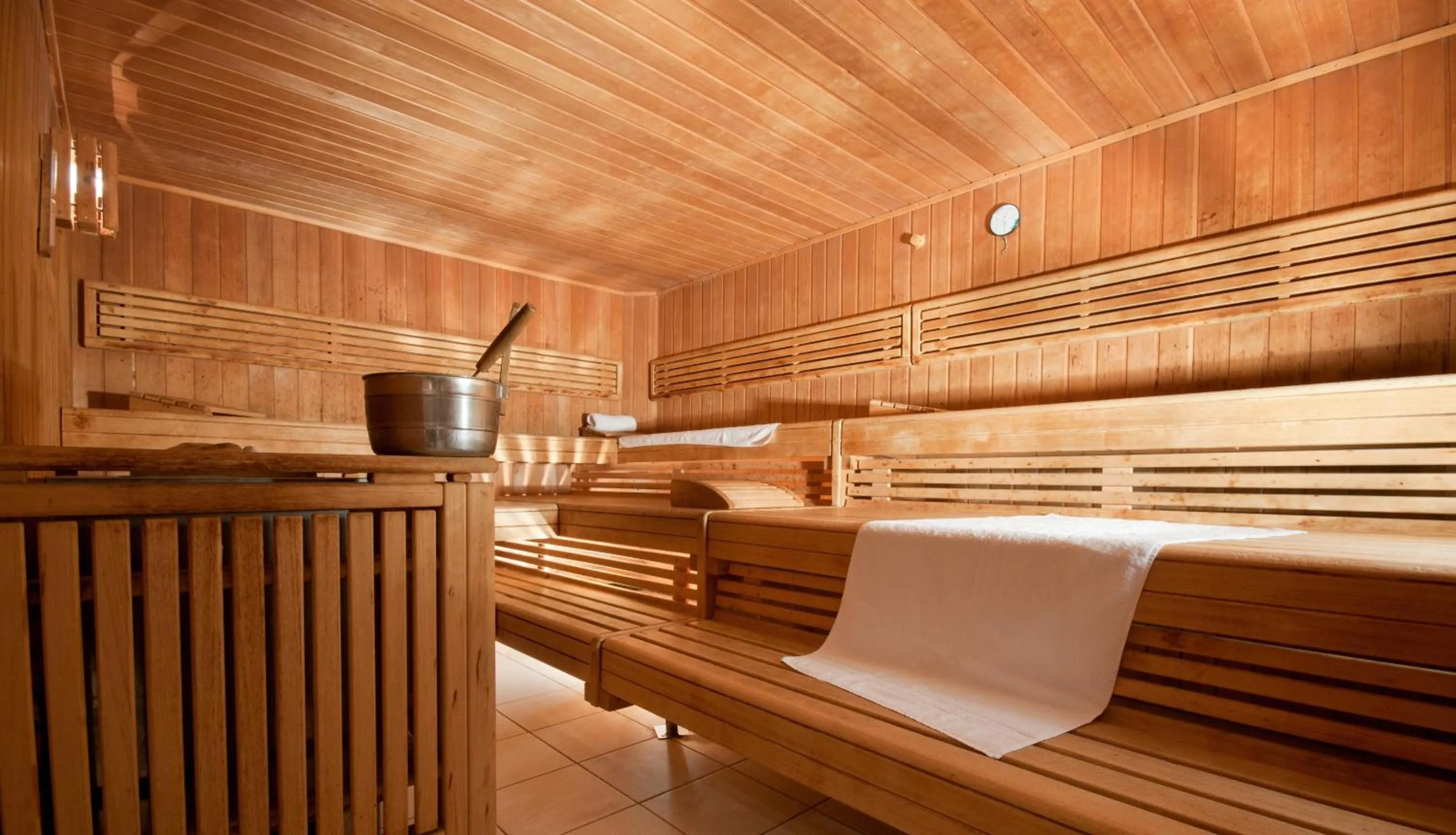 Sauna in Precise Resort Marina Wolfsbruch - Familienapartments