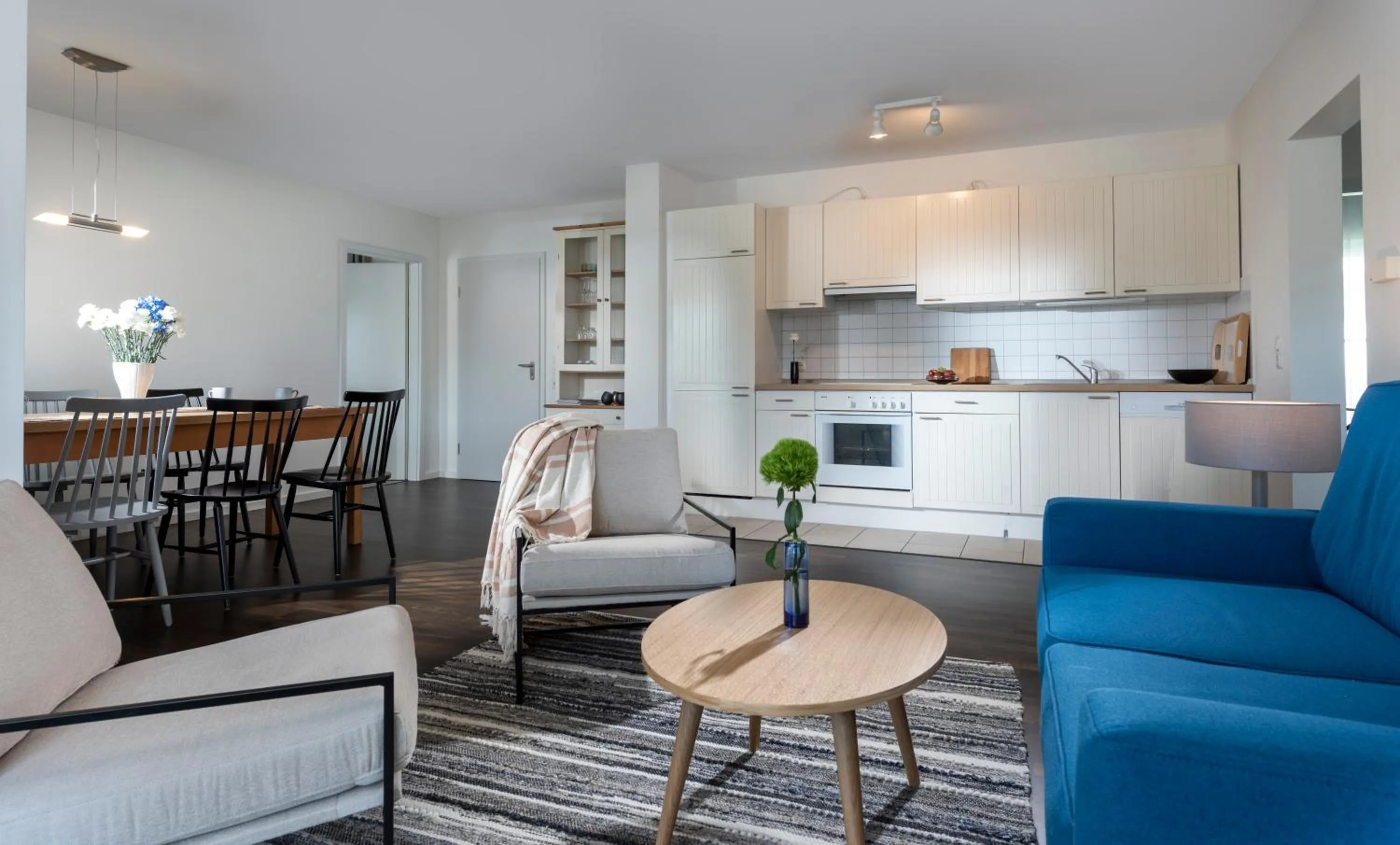 Kitchen or kitchenette in Precise Resort Marina Wolfsbruch - Familienapartments