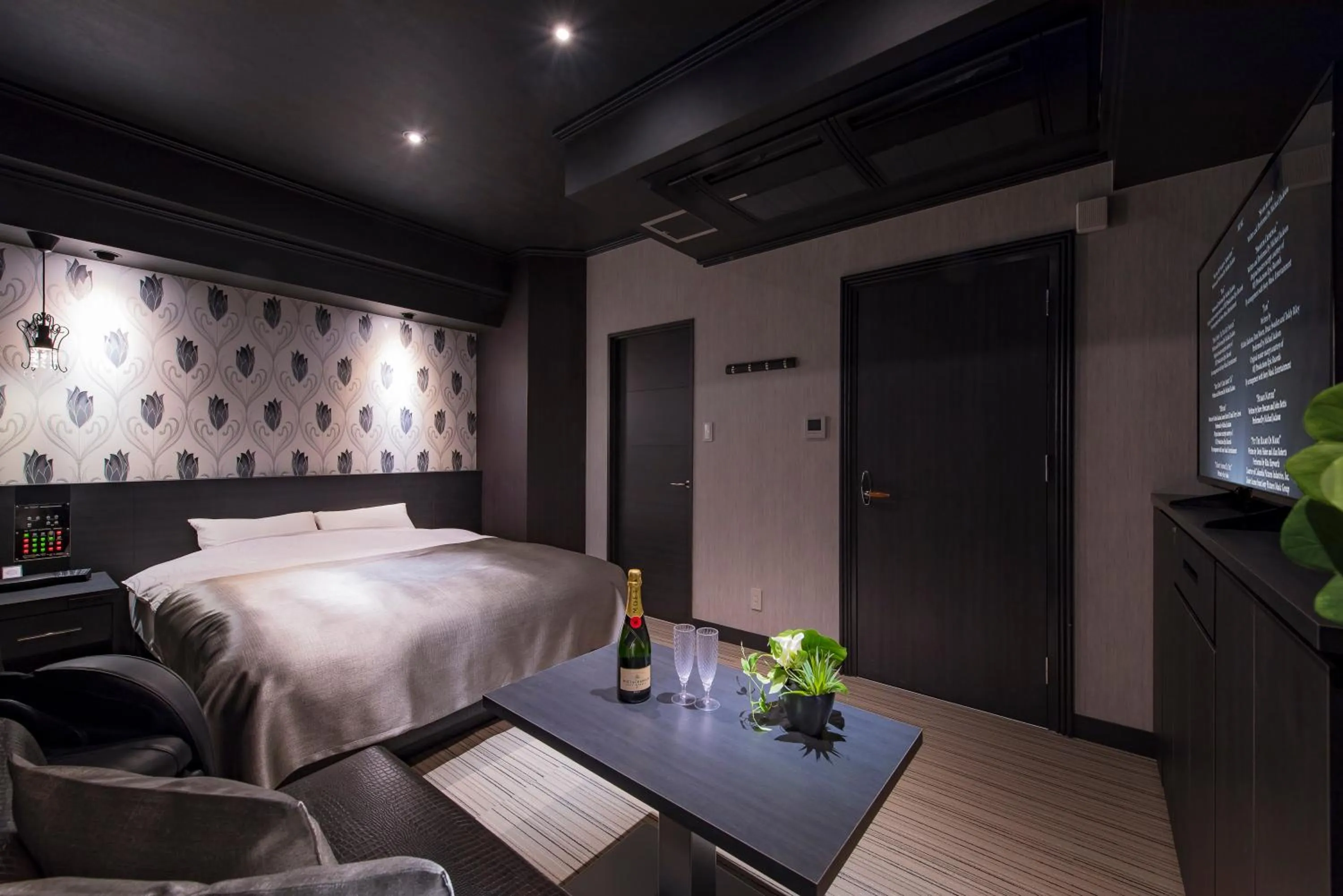 Bed in Hotel Eldia Luxury Sendai -Adult Only