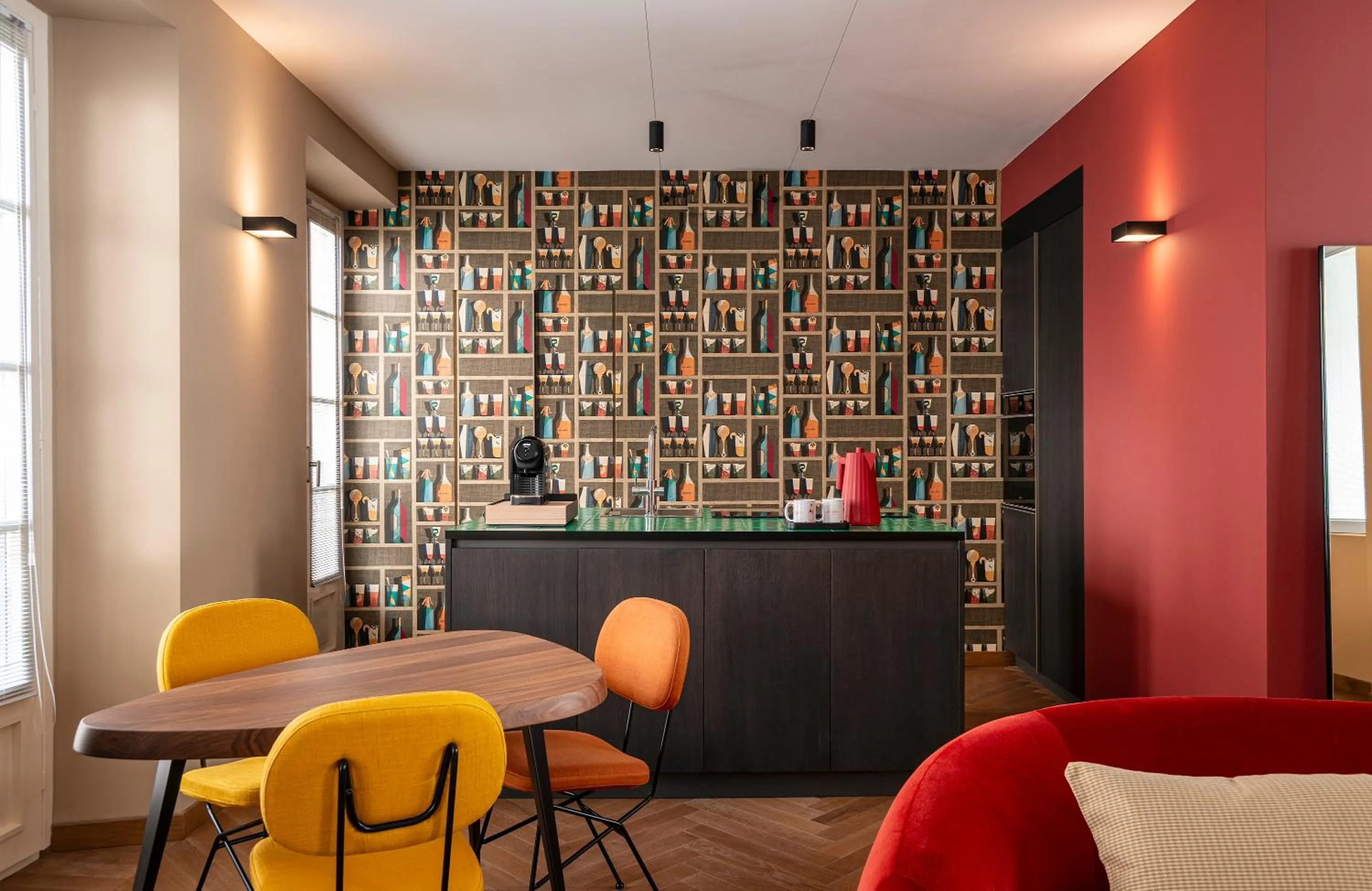 Kitchen or kitchenette in DOMYA - Manzoni 25