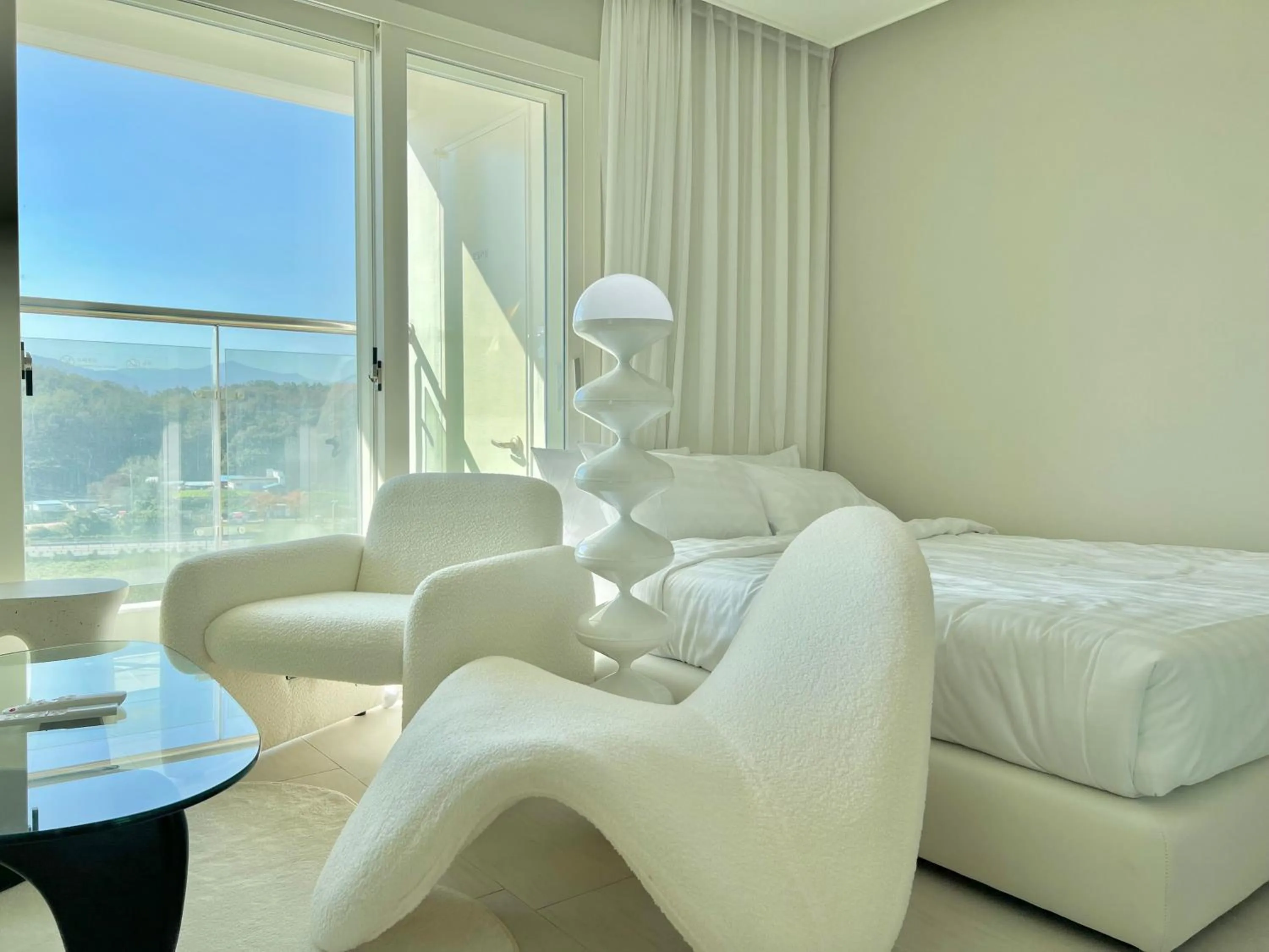 Bed in Le Bleu Naksan by Orot