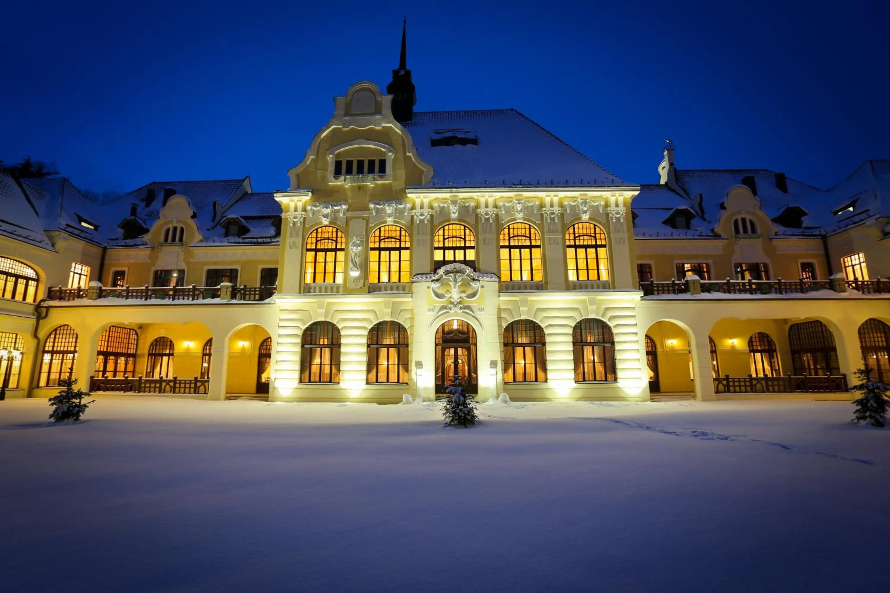 Property building in Rubezahl-Marienbad Luxury Historical Castle Hotel & Golf-Castle Hotel Collection