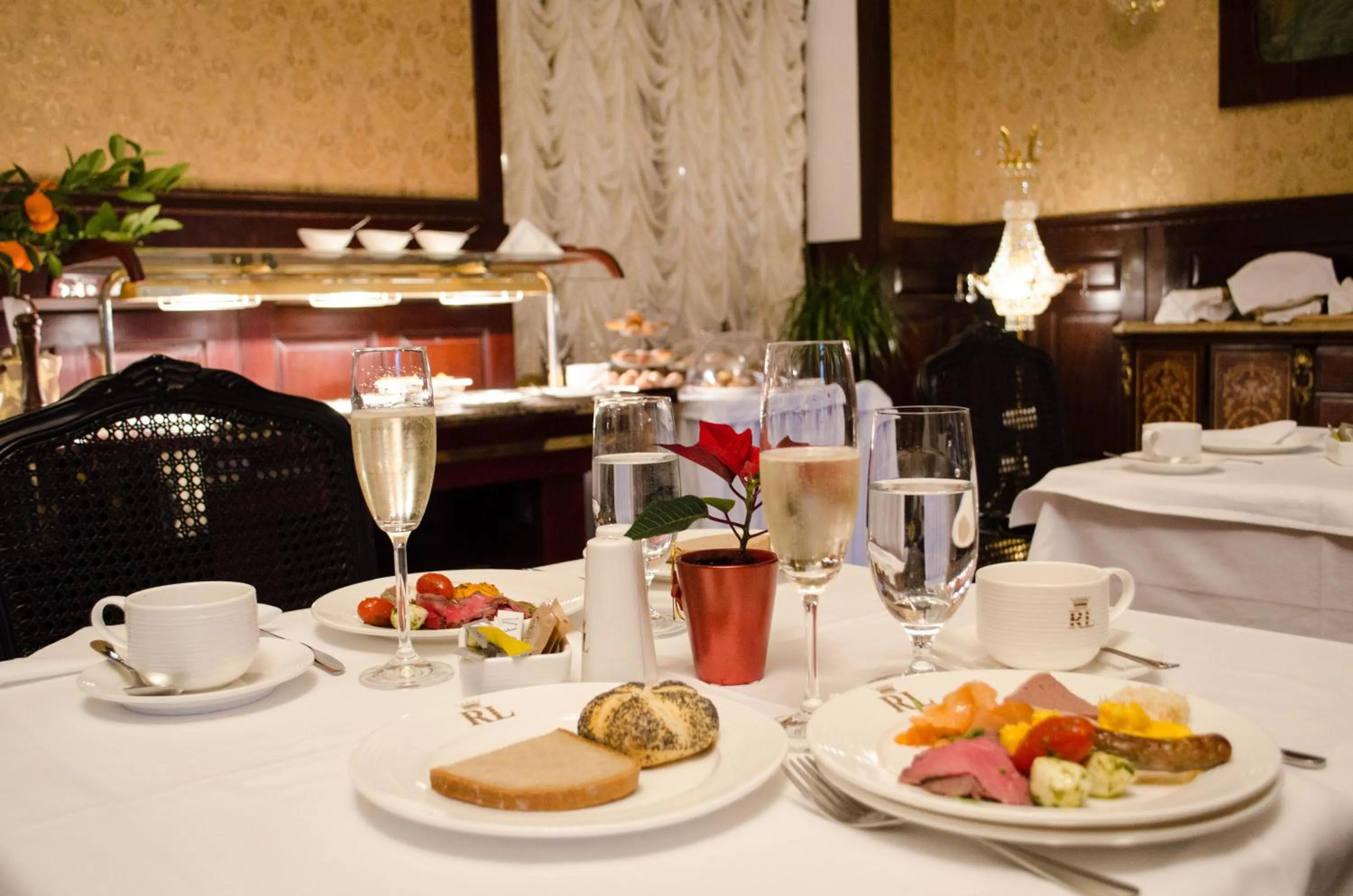 Food in Rubezahl-Marienbad Luxury Historical Castle Hotel & Golf-Castle Hotel Collection