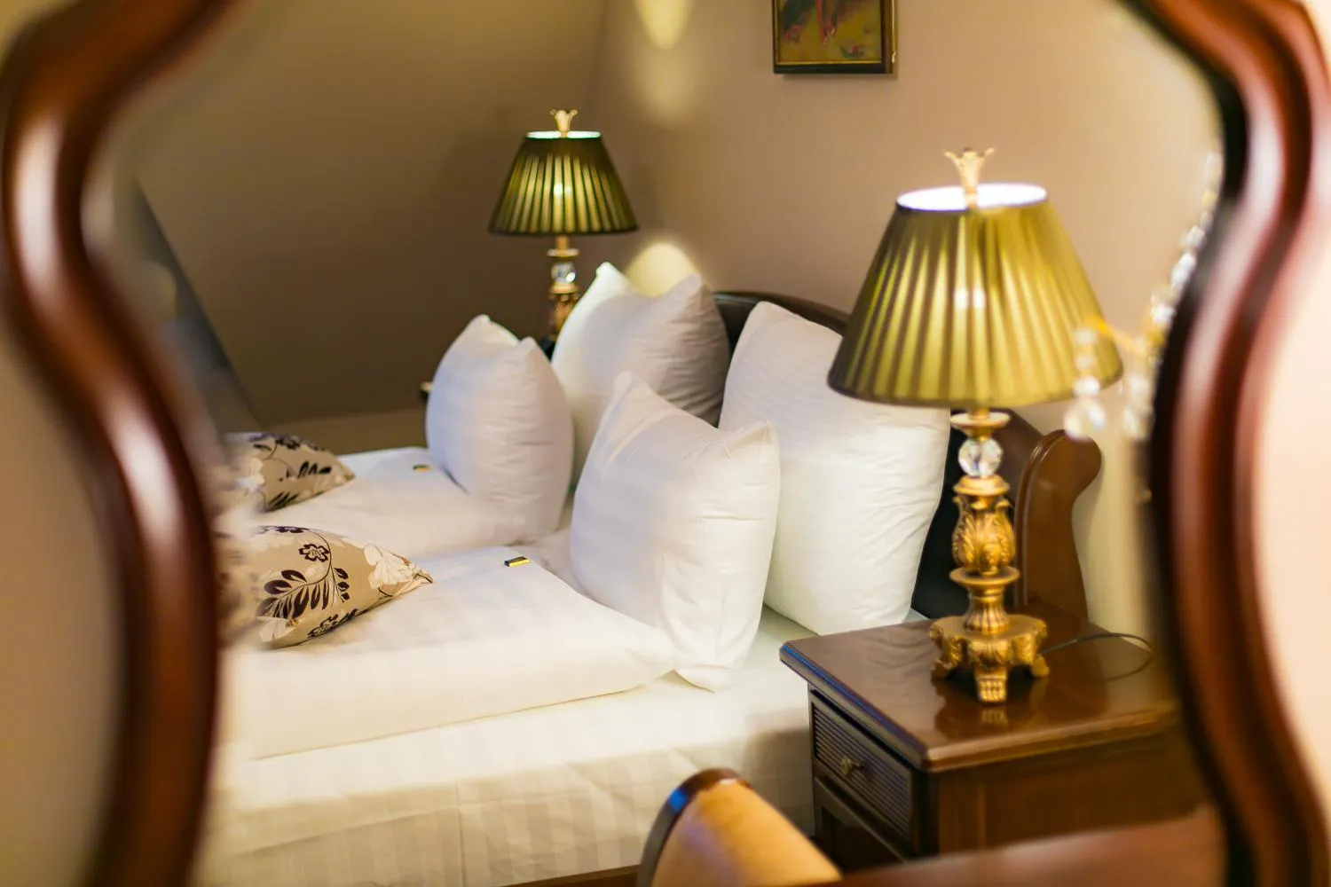 Bed in Rubezahl-Marienbad Luxury Historical Castle Hotel & Golf-Castle Hotel Collection