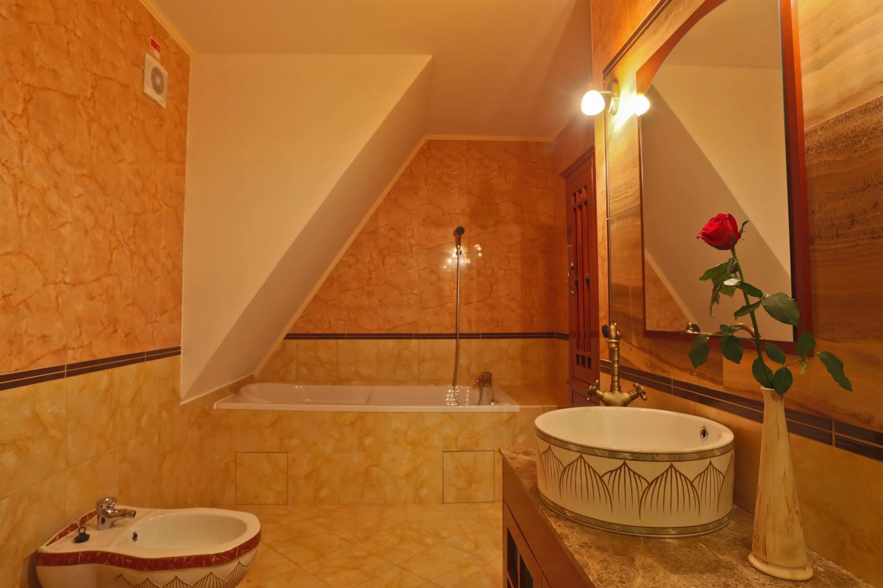 Bathroom in Rubezahl-Marienbad Luxury Historical Castle Hotel & Golf-Castle Hotel Collection