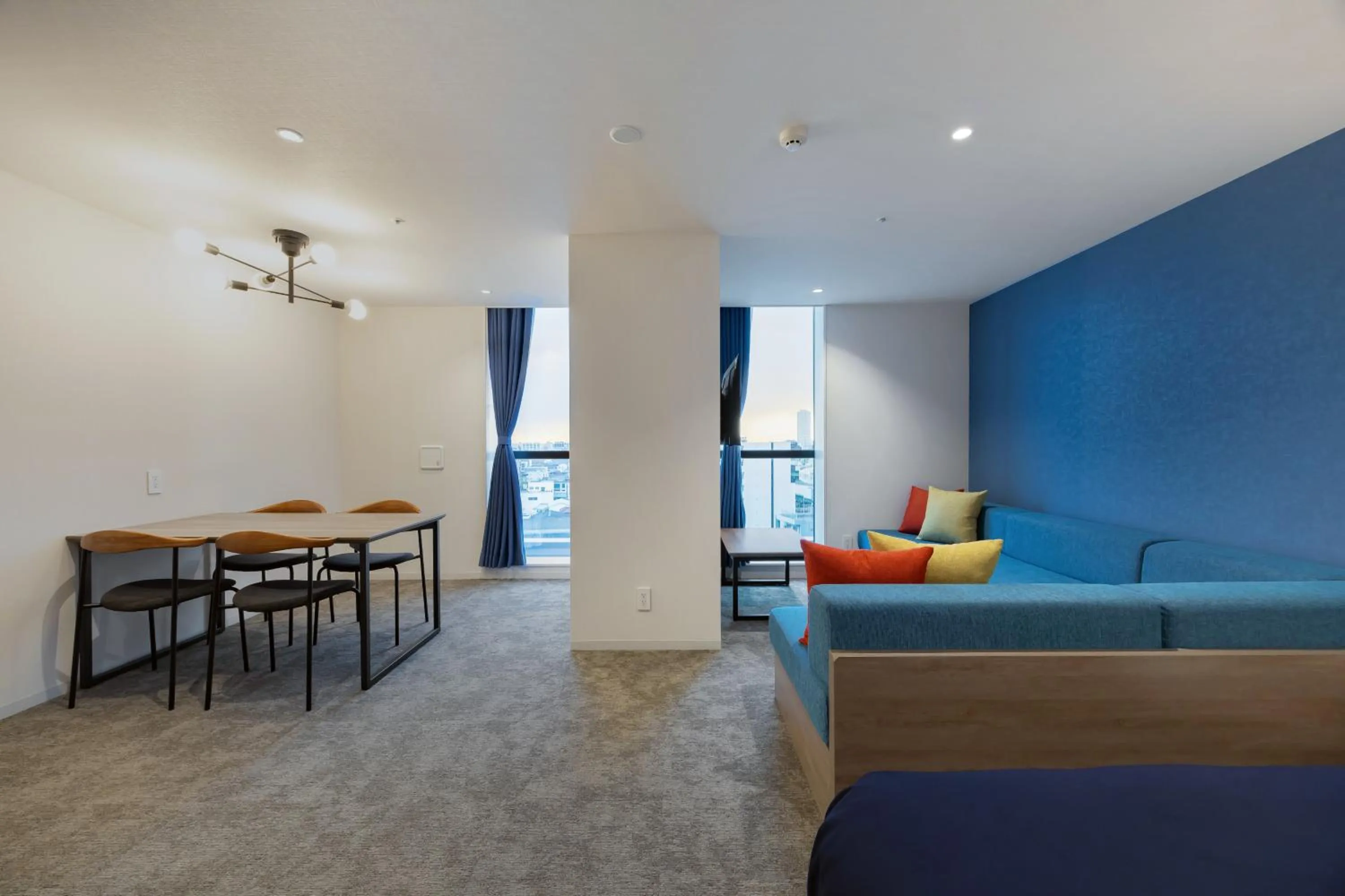 Dining area, Bed in Minn STATION Ai Nagoya