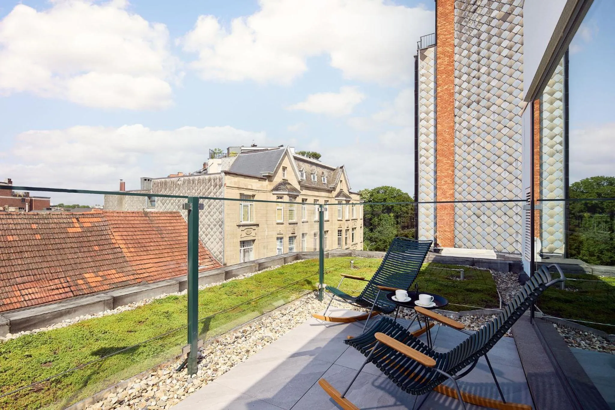 Balcony/Terrace in Van der Valk Hotel Park Lane Antwerpen
