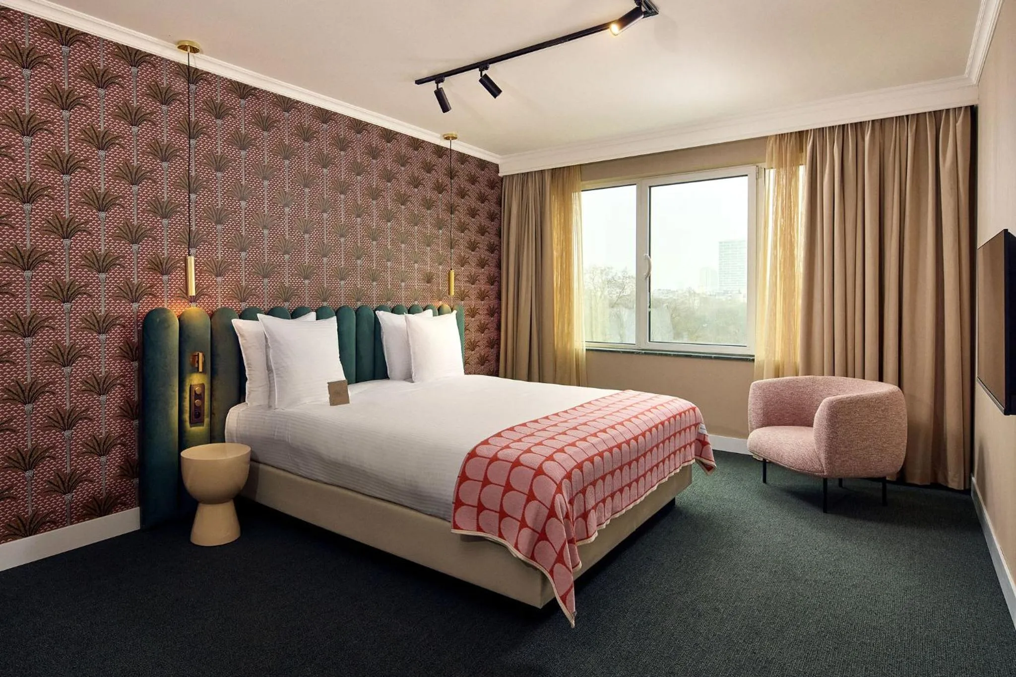 Bedroom, Bed in Van der Valk Hotel Park Lane Antwerpen